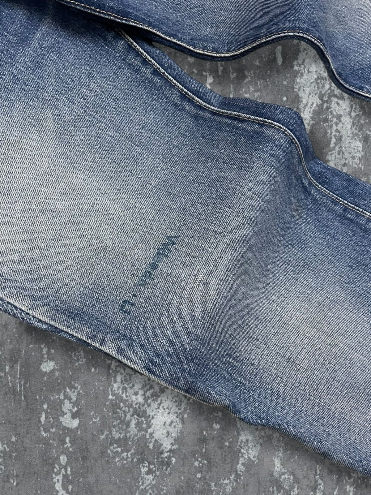 Big John Vintage Designer Big John Talon Zip Flared Distressed Denim Size US 28 / EU 44 - 8 Thumbnail