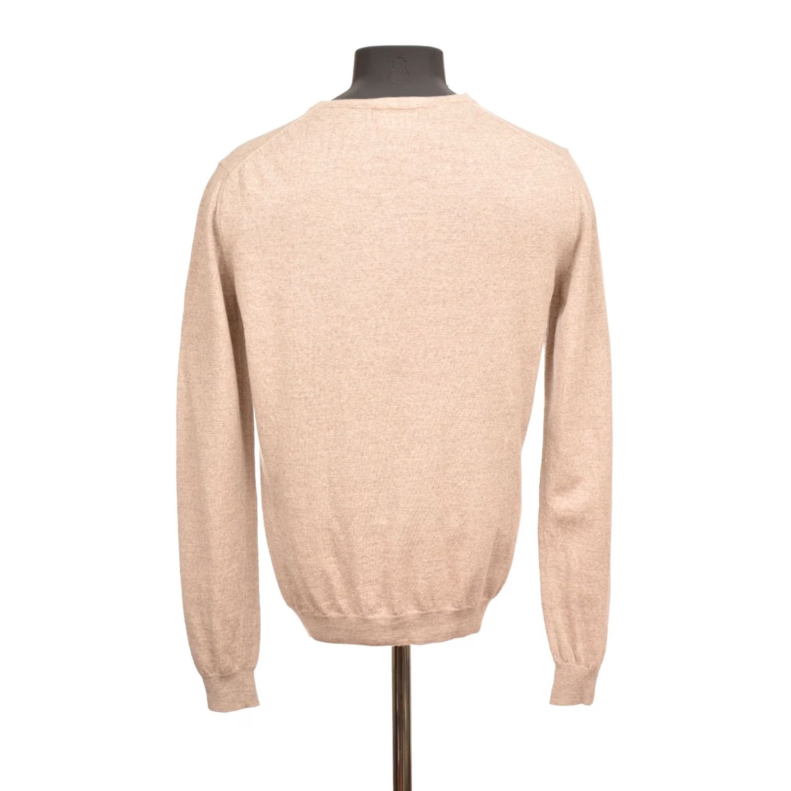 Oliver Sweeney DDP Oliver Sweeney Merino Wool Pullover Sweater Size L Tan Mens Sweater 100% Merino Wool Pullover Striped? Size US L / EU 52-54 / 3 - 3 Thumbnail