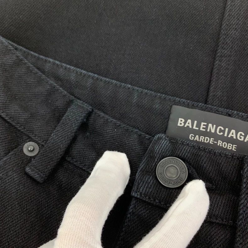 Balenciaga Balenciaga Black cotton casual denim skirt Skirt Size 42" / US 20 - 9 Thumbnail