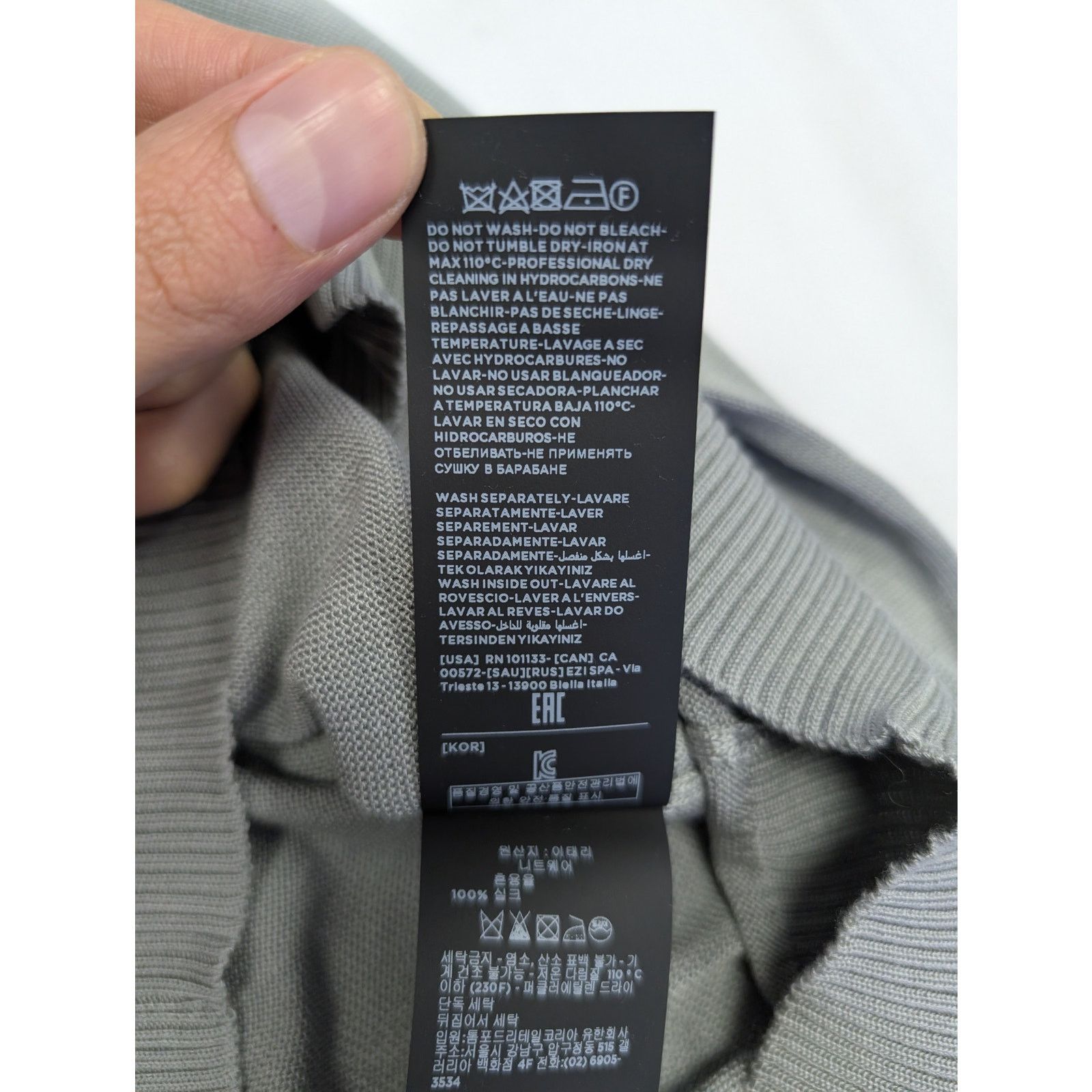 Tom Ford o1rshd1 Knitwear Sweatshirt Sweater in Grey Size US M / EU 48-50 / 2 - 18 Thumbnail