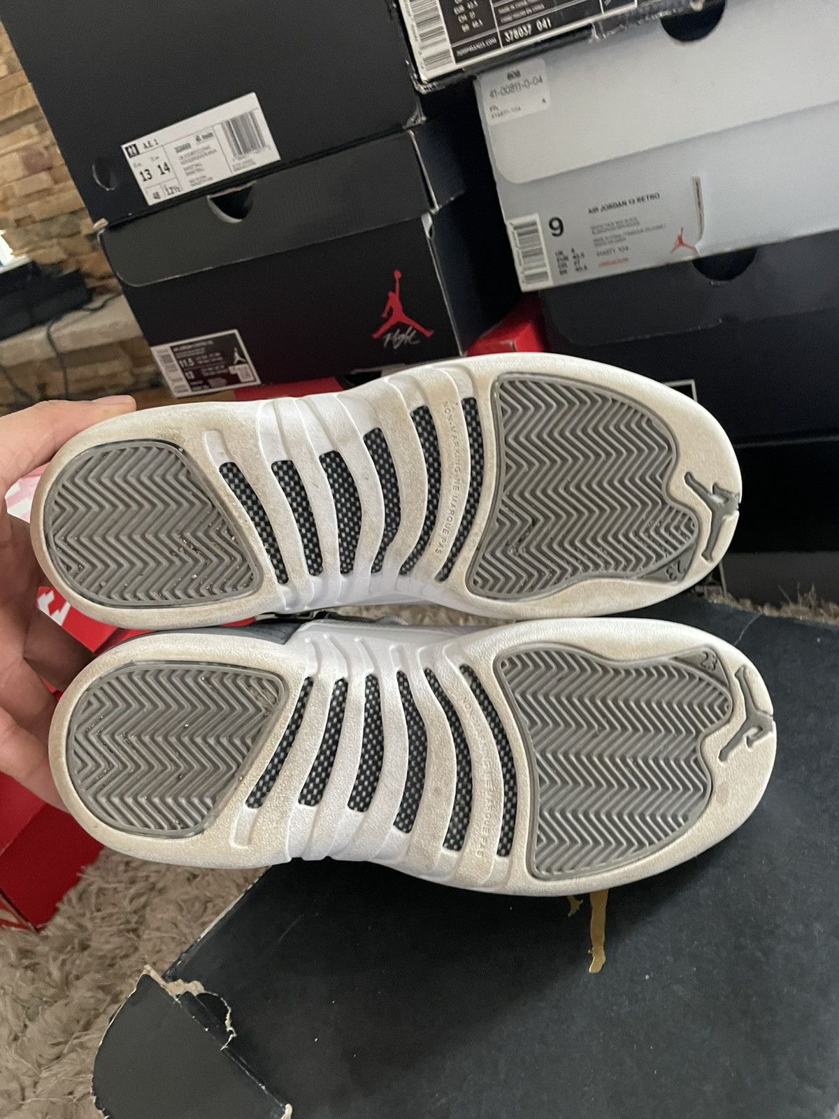 Jordan Brand Jordan 12 Stealth Grey Size US 7 / IT 37 - 7 Thumbnail