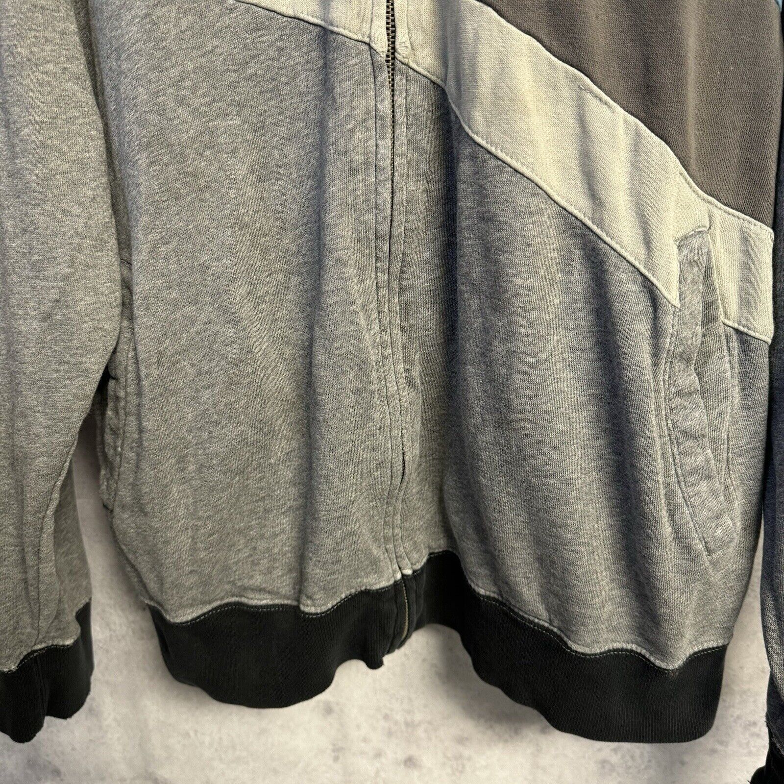 Hang Ten Hang Ten Hoodie Mens Medium Gray Full Zip Surf Skate Streetw Size US M / EU 48-50 / 2 - 4 Thumbnail