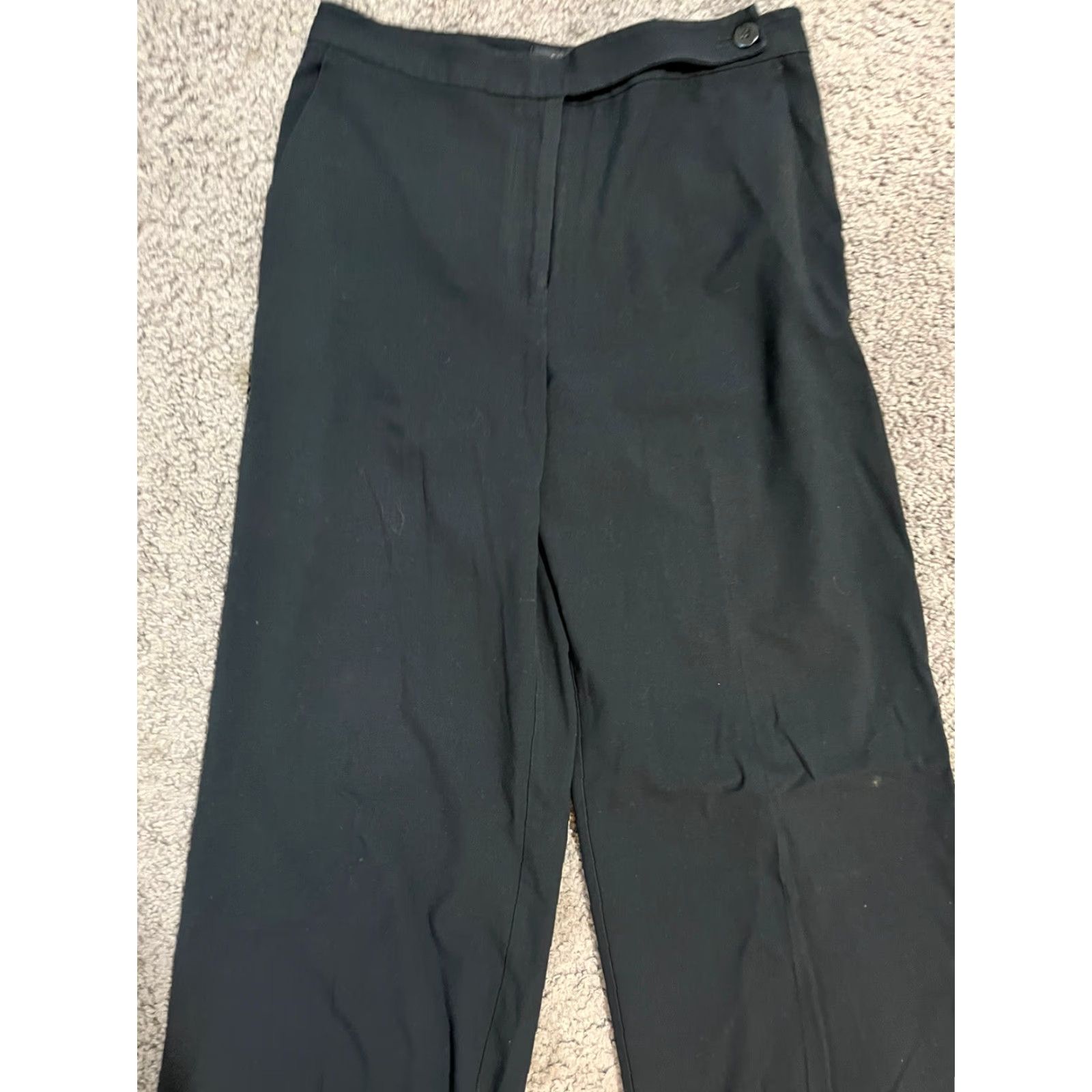 Express EXPRESS Dress Pants - Women - World Brand Stretch SZ 7/8 - 30" Inseam - Black - Knit Spandex Workwear / Casual Trousers Size 28" / US 6 / IT 42 - 2 Thumbnail