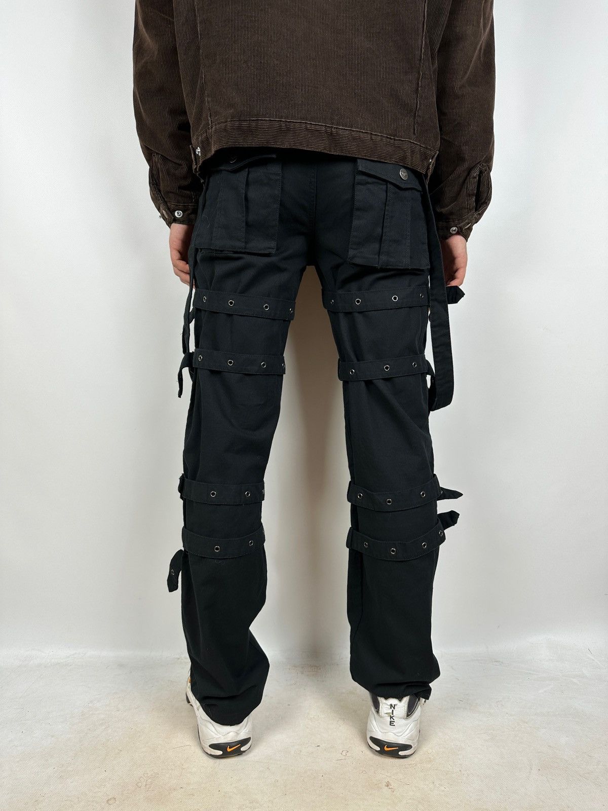 Queen Of Darkness Avant Garde Punk Goth Bondage Cargo Pants