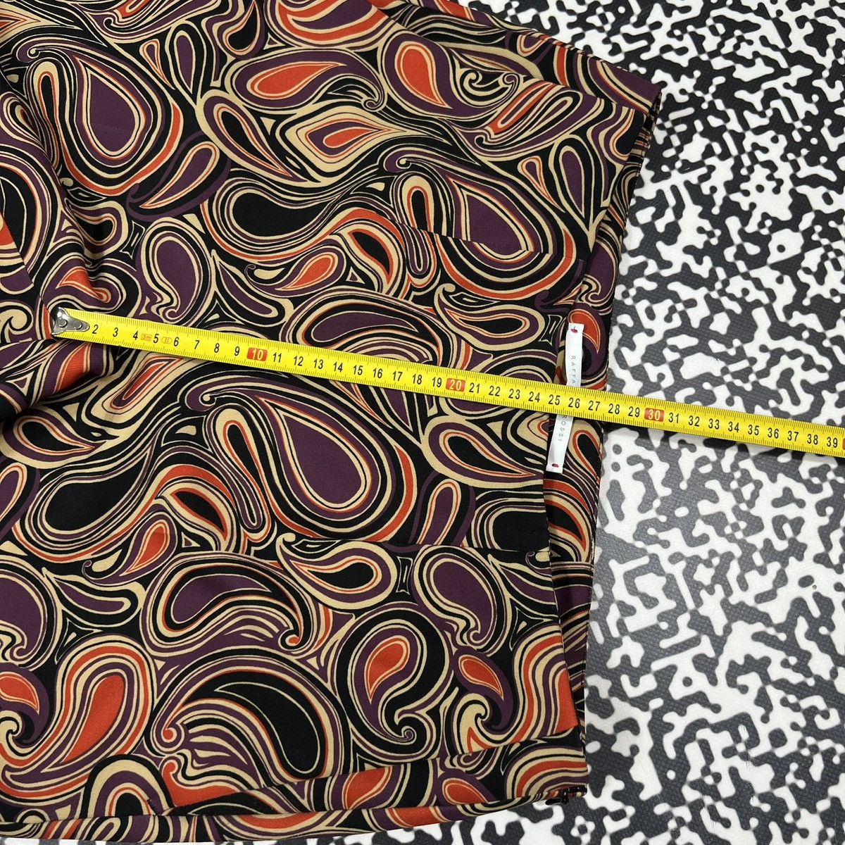 Vintage Raffaello Rossi Paisley Abstract Print Luxury Style Pants Size 27" / US 4 / IT 40 - 18 Thumbnail
