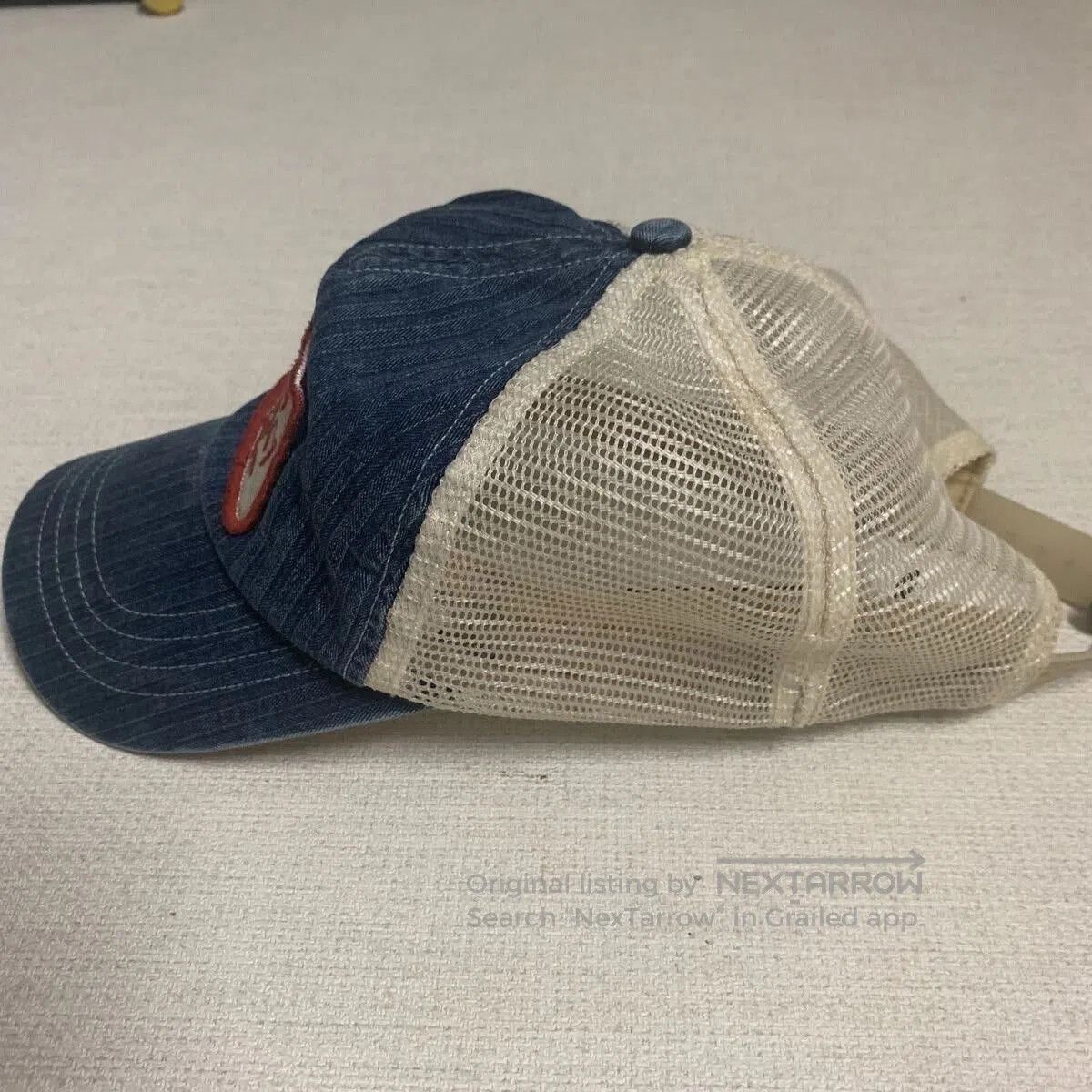 RRL Ralph Lauren 2013 Double RL RRL Indigo HBT Trucker Cap. Size ONE SIZE - 5 Thumbnail