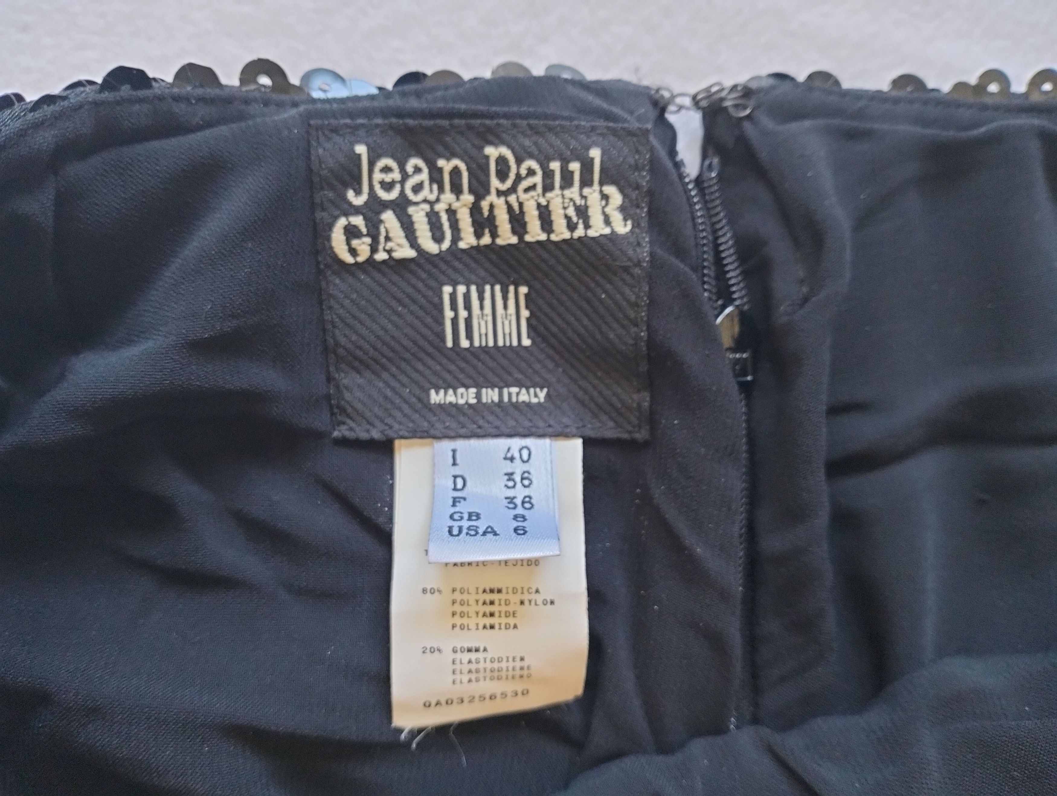 Jean Paul Gaultier Sequin trousers with ankle zippers Size 28" / US 6 / IT 42 - 2 Thumbnail