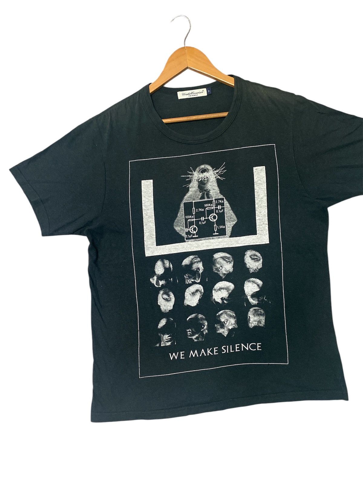 Japanese Brand × Undercover × Vintage ‼️RARE‼️UNDERCOVER “WE MAKE SILENCE” VINTAGE SHIRT TEE🔥 Size US L / EU 52-54 / 3 - 3 Thumbnail