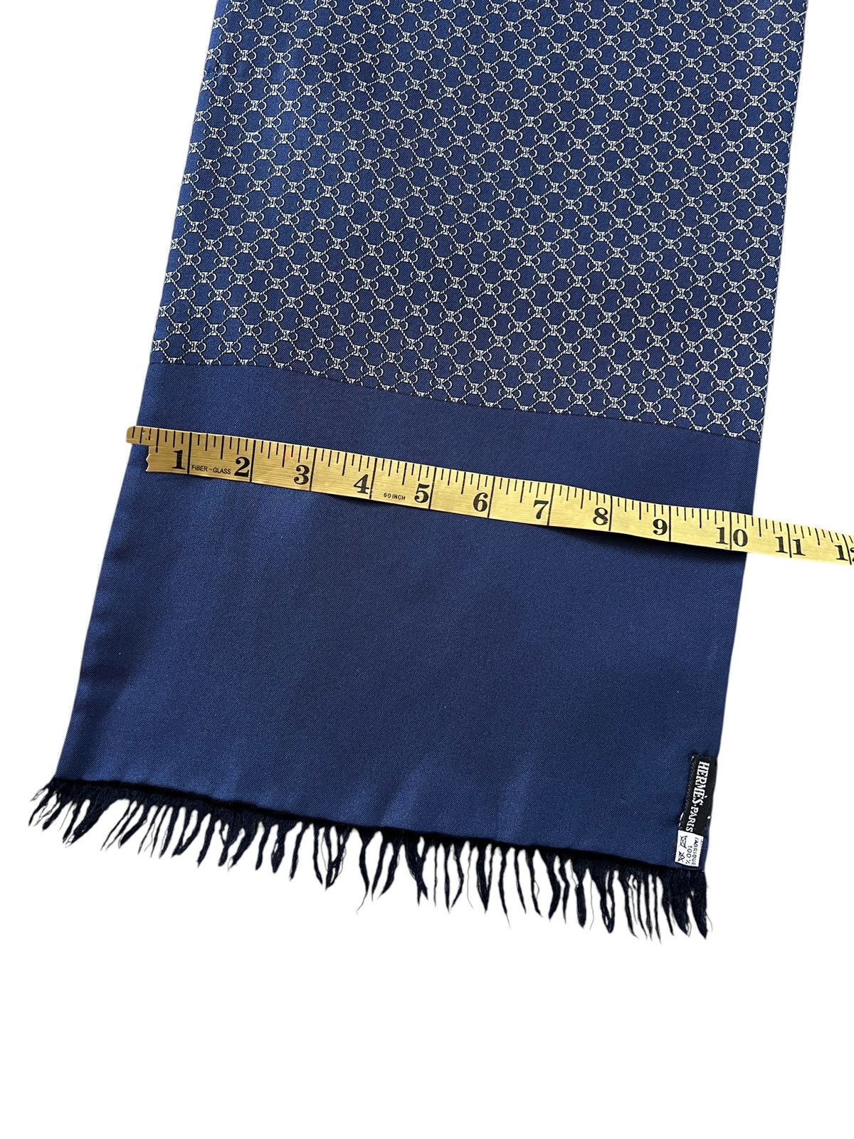 Vintage Hermes Double Sided Cashmere Silk Muffler
