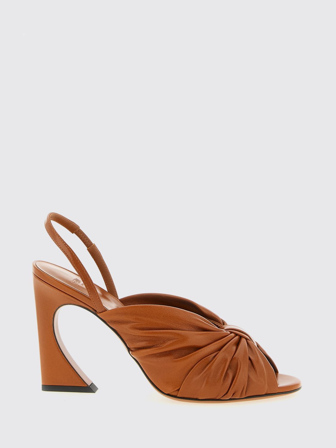 Fendi Fendi Heeled Sandal Woman Brown Size US 8.5 / IT 38.5 - 1 Thumbnail