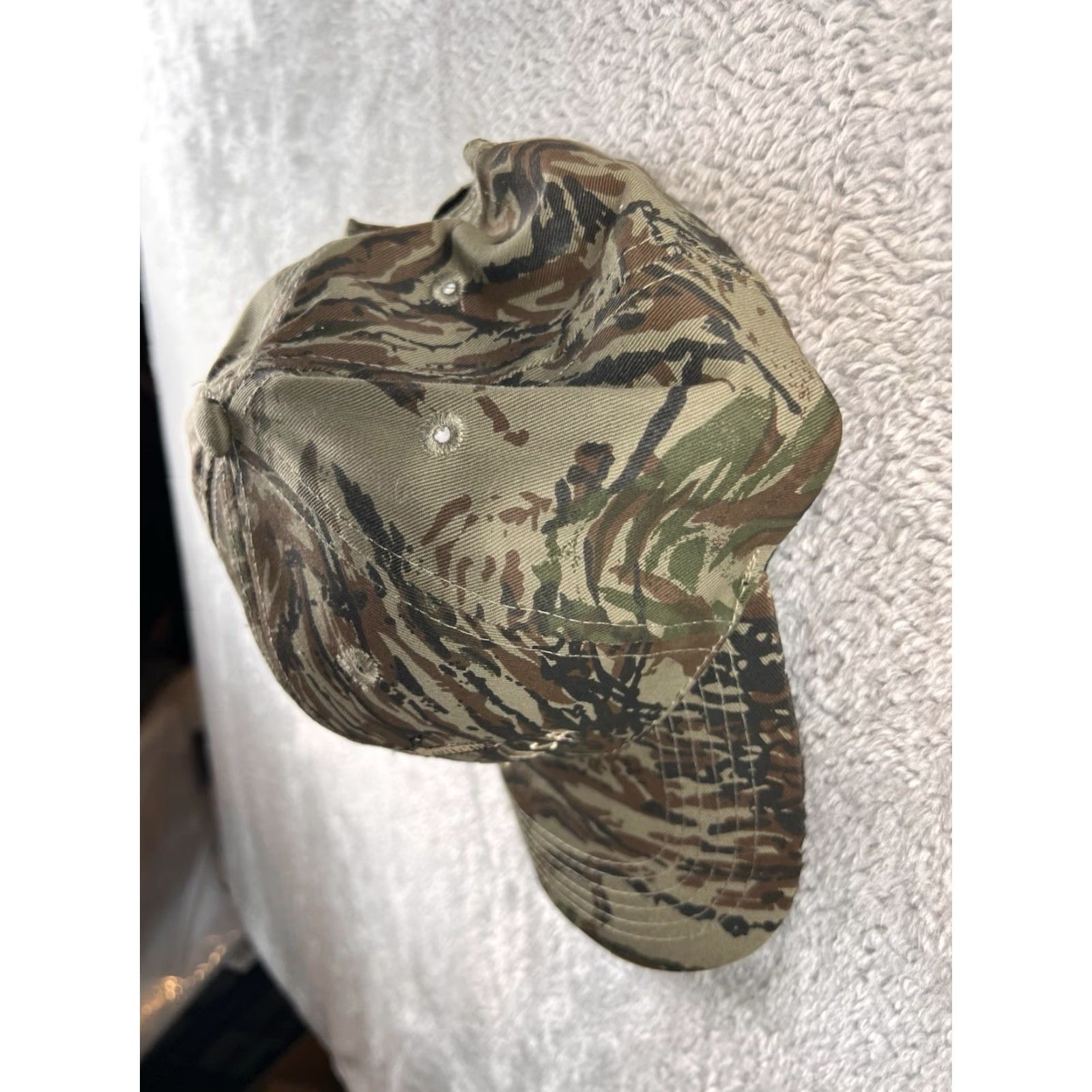 Vintage VINTAGE Cobra Waterfowl USA Camouflage Hat SnapBack Adjustable Men Casual Baseball Cap Camo USA Camouflage Theme Cotton Canvas Adjustable Cap Size ONE SIZE - 3 Thumbnail