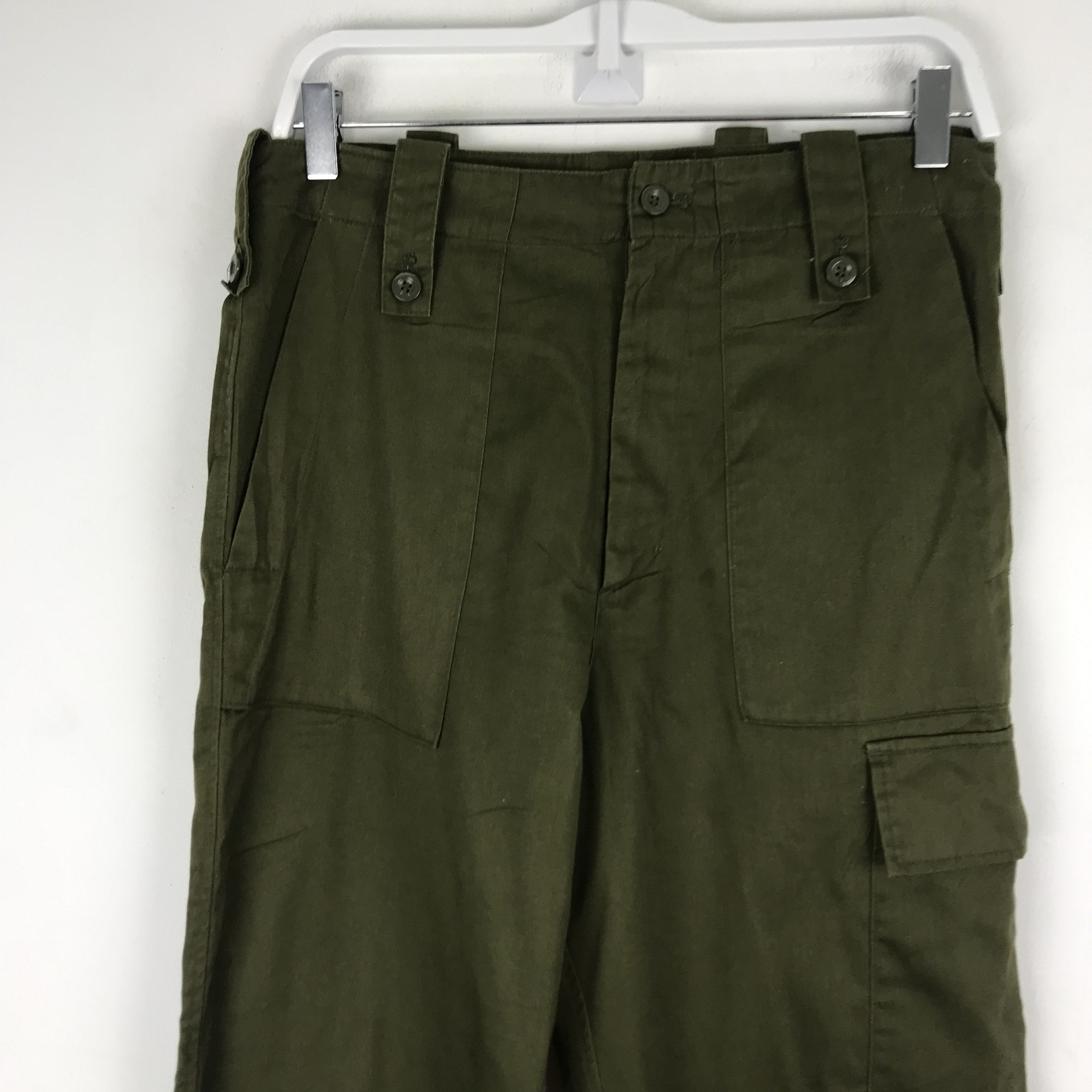 Japanese Brand X241 BROWNY JAPAN BAKER ARMY STYLE TROUSERS Size US 31 - 4 Thumbnail