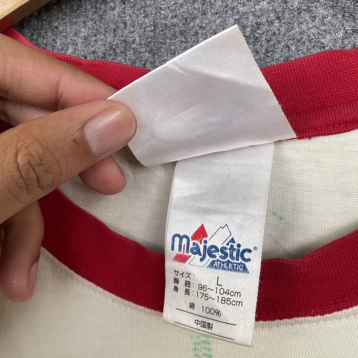 MLB × Vintage Vintage 2000s MLB x Kirin Baseball T Shirt Size US L / EU 52-54 / 3 - 7 Thumbnail