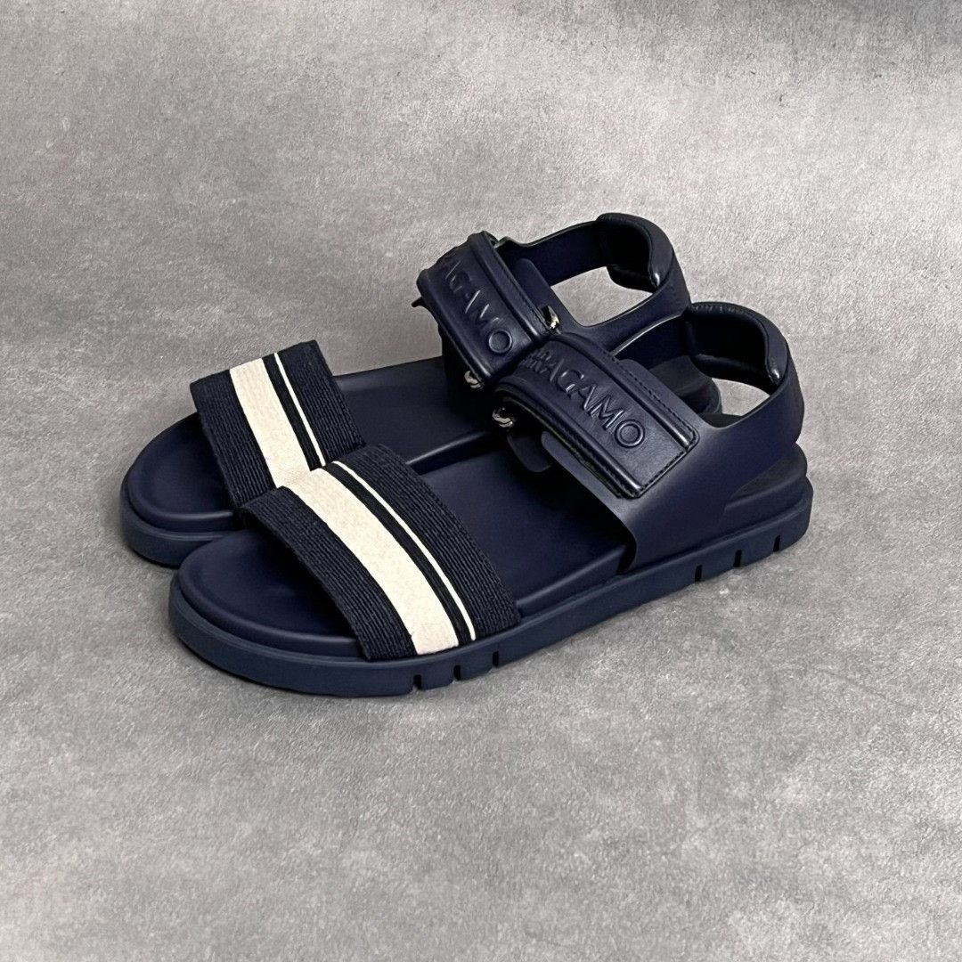 Salvatore Ferragamo Salvatore Ferragamo Casual Blue Sandals 8 Men Size US 8 / EU 41 - 1 Thumbnail