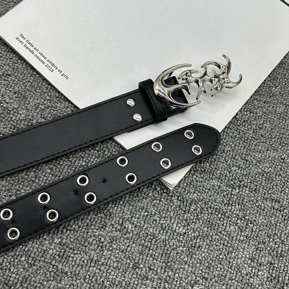 Designer Rare Vintage Belt Riveted Belts Menswear Accessories Size ONE SIZE - 5 Thumbnail