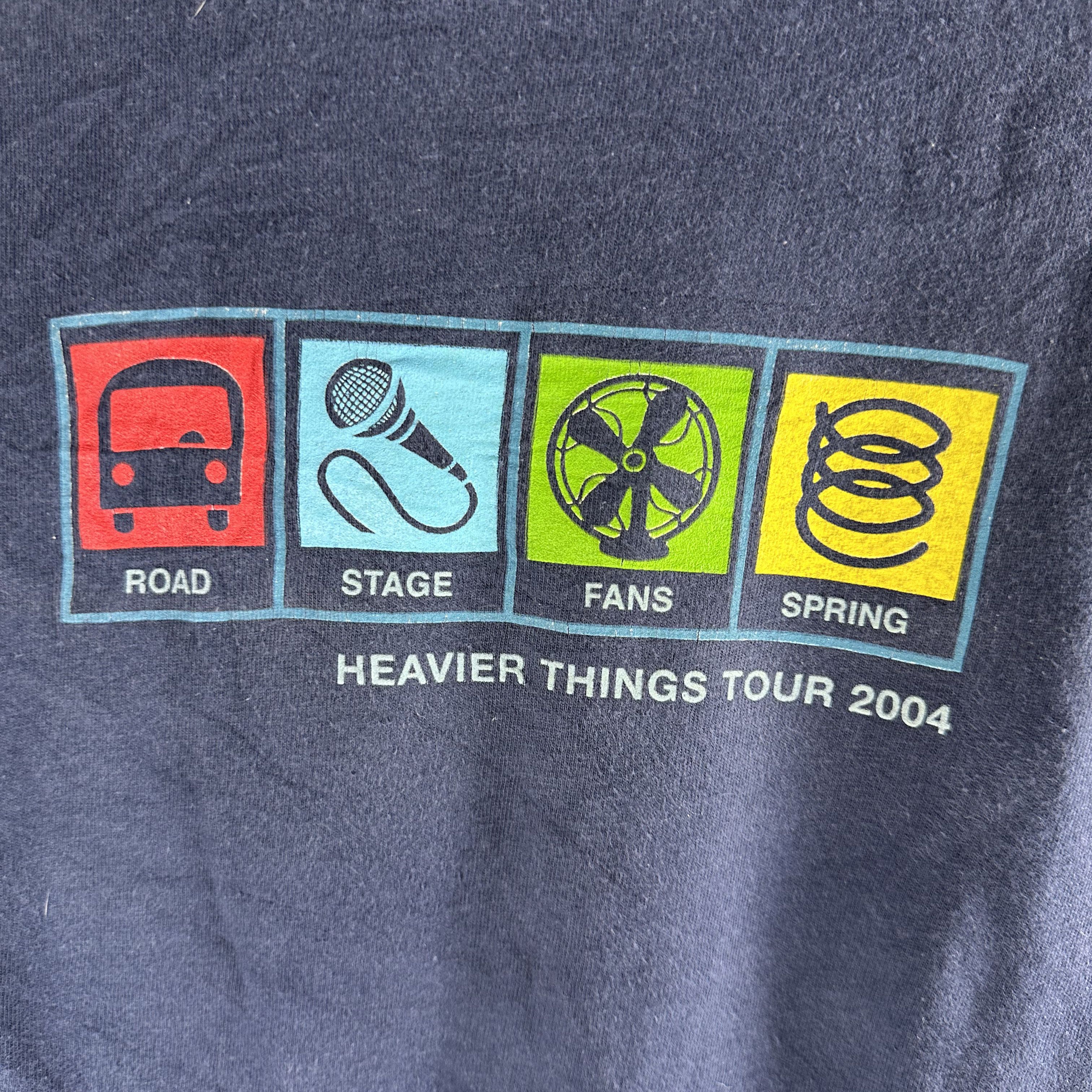 Vintage 2004 John Mayer Heavier Things Tour Long-sleeve T-Shirt Size US S / EU 44-46 / 1 - 2 Thumbnail