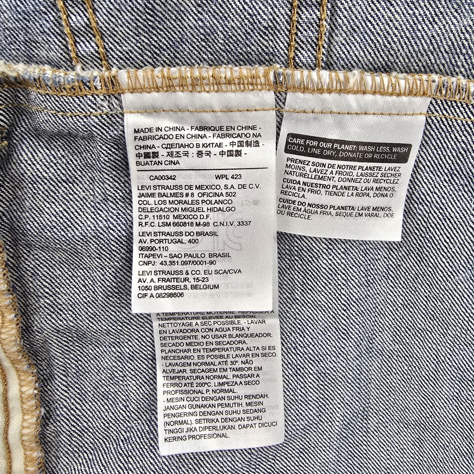 Levi's Levis Denim Jacket Mens Large Blue Type 3 Trucker Western Size US L / EU 52-54 / 3 - 9 Thumbnail