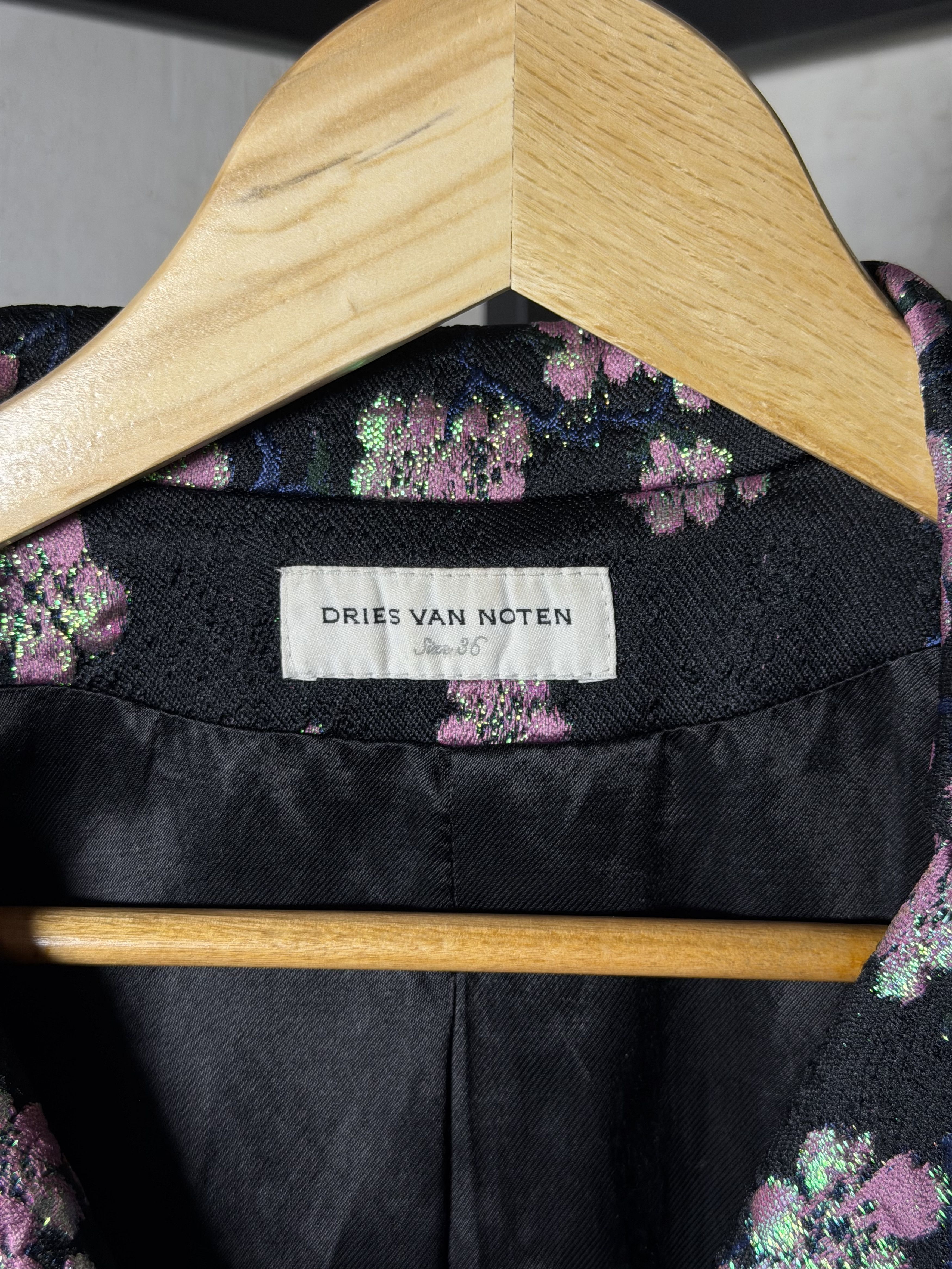 Dries Van Noten EXCLUSIVE Dries Van Noten Richy Jacquard Brocade Coat Size S / US 4 / IT 40 - 5 Thumbnail