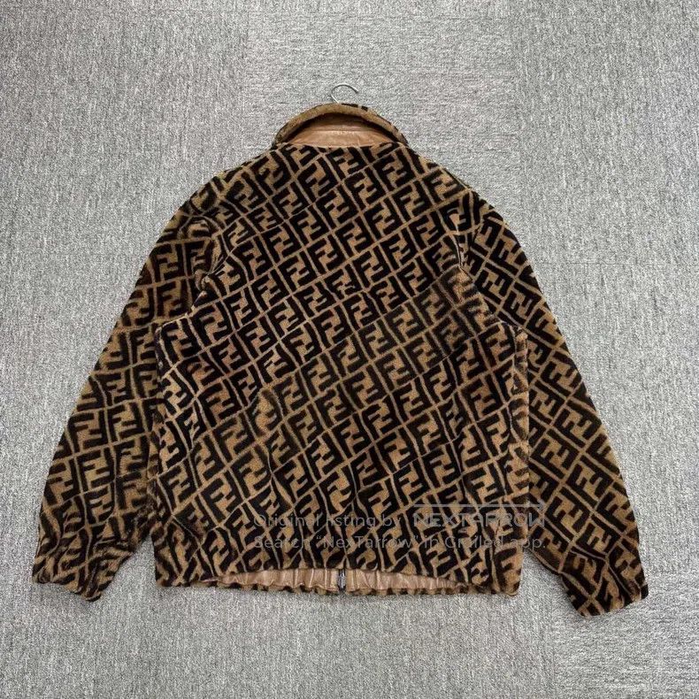 Fendi Fendi Leather and Fur Integrated Double-Faced Jacket Size US M / EU 48-50 / 2 - 2 Thumbnail
