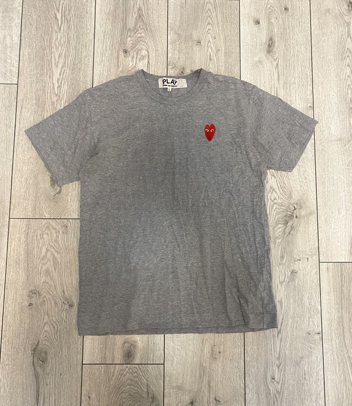 Comme des Garcons × Comme des Garcons PLAY PLAY Comme des Garçons Vintage Japan heart basic shirt Size US L / EU 52-54 / 3 - 1 Thumbnail