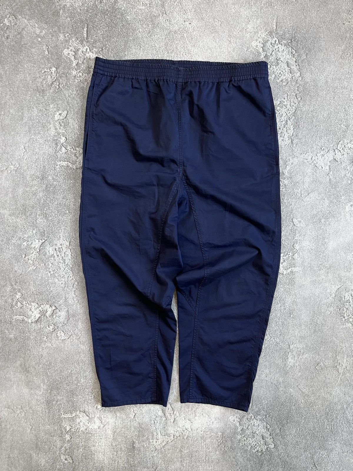 Maison Margiela MM6 Maison Margiela Blue Tapered Pants Cropped Joggers Sz 46 Size 32" / US 10 / IT 46 - 1 Thumbnail