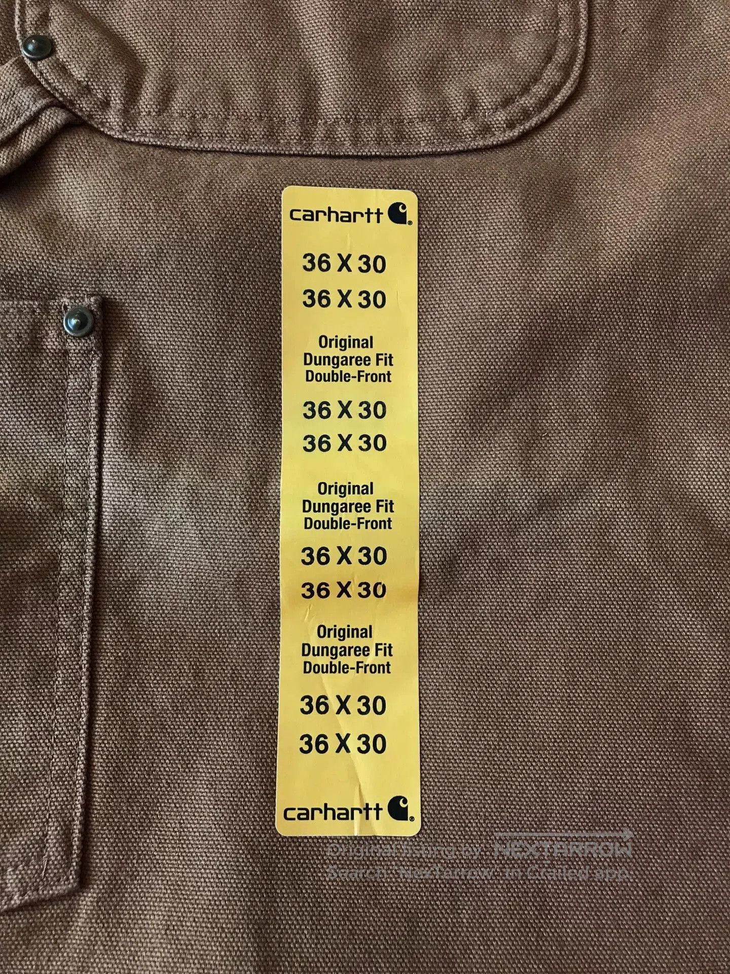 Carhartt Carhartt B136 Brown W36L30 Double Knee Pants. Size US 36 / EU 52 - 7 Thumbnail