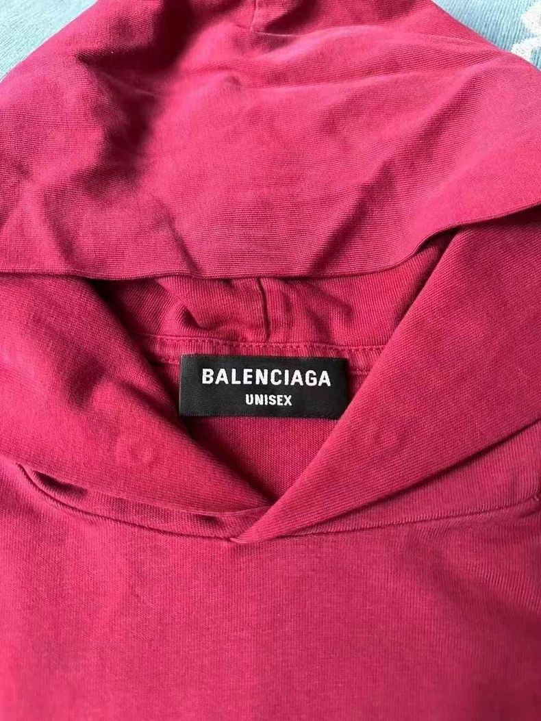 Balenciaga Balenciaga Red wheat-ear long-sleeve hoodie 2502-Nextarrow Size US L / EU 52-54 / 3 - 2 Thumbnail