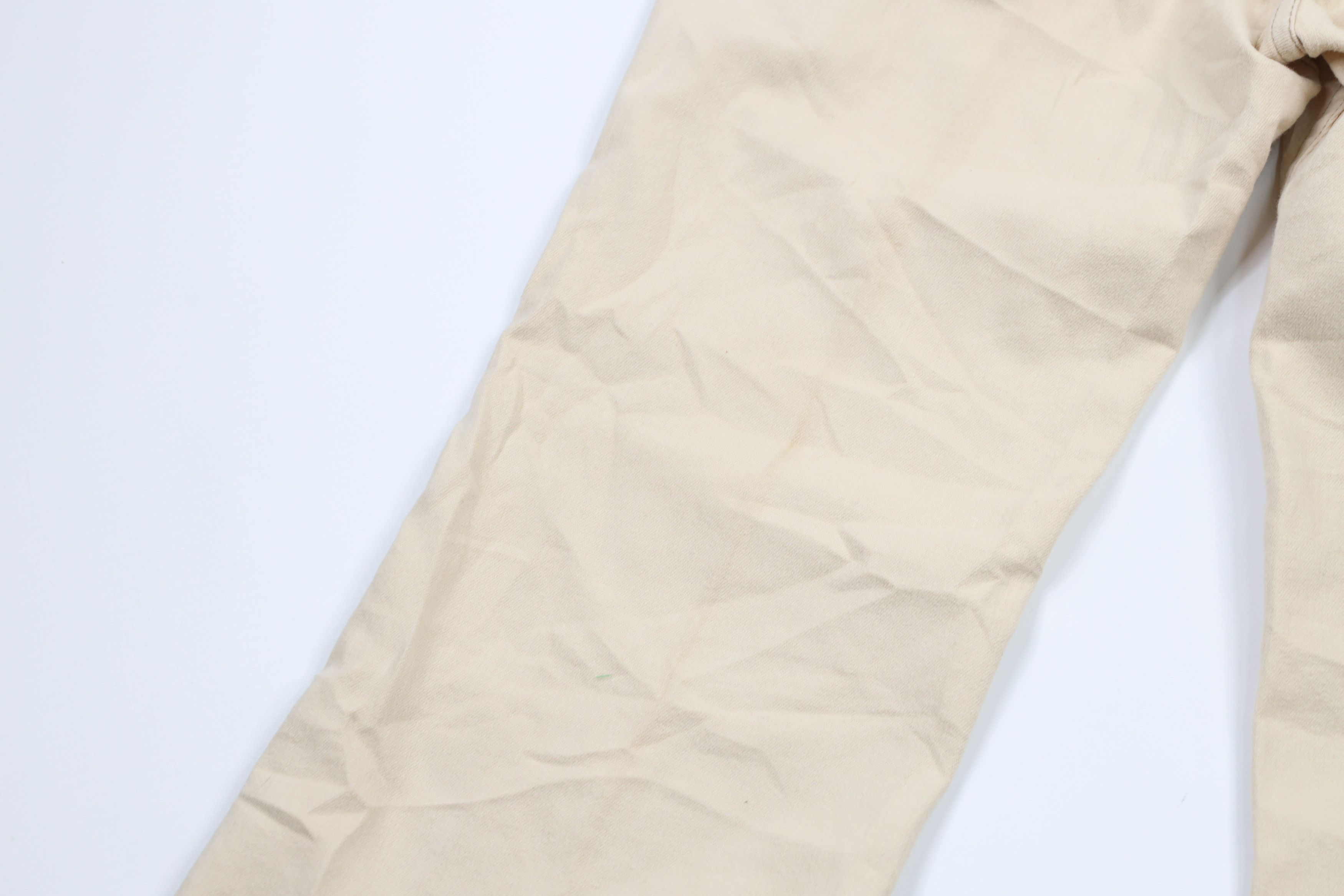 Levi's × Vintage Vintage 70s Levis Wide Leg Bell Bottoms Jeans Cream USA Size US 34 / EU 50 - 15 Thumbnail