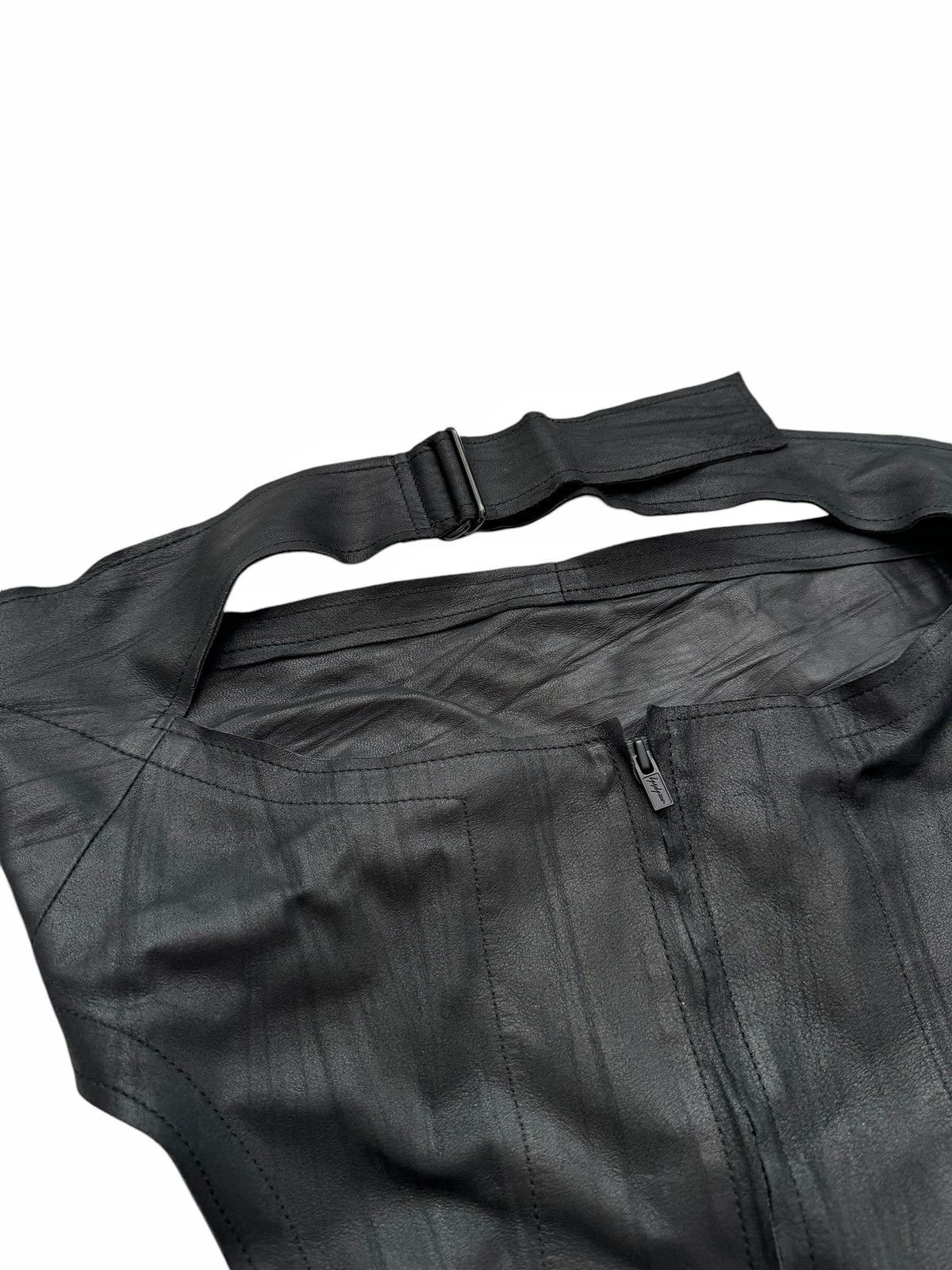 Yohji Yamamoto $1690 Goat Leather Wrap Corset Size M / US 6-8 / IT 42-44 - 8 Thumbnail