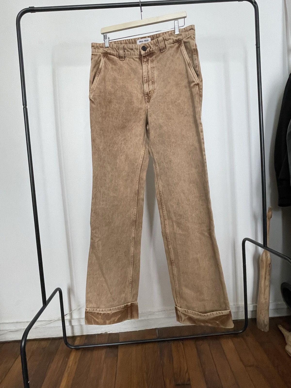 Miu Miu Very Rare Miu Miu Marbleized SS23 jeans Size US 33 - 3 Thumbnail