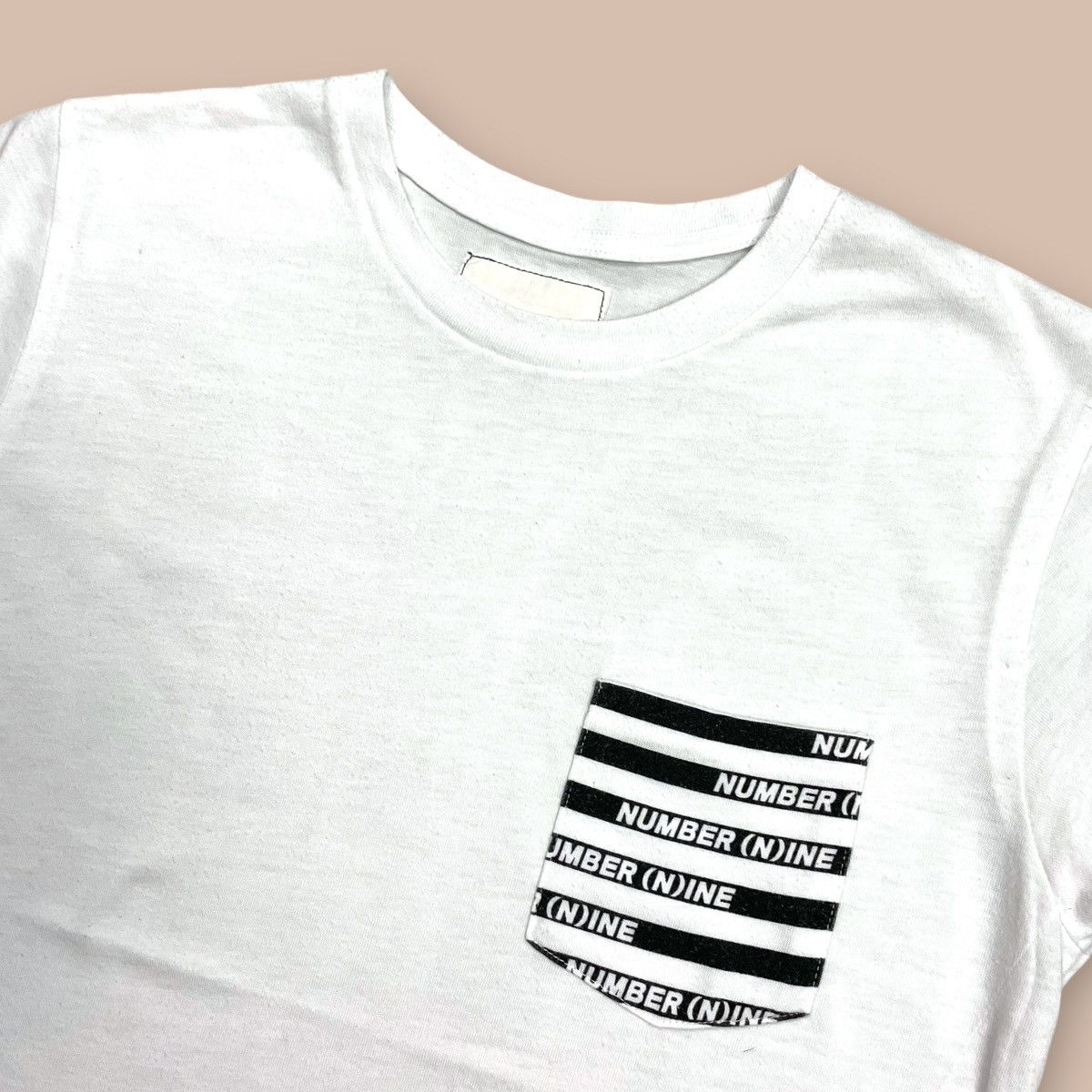 Number (N)ine Number (N)ine DENIM Basic White Tee Size US S / EU 44-46 / 1 - 3 Thumbnail