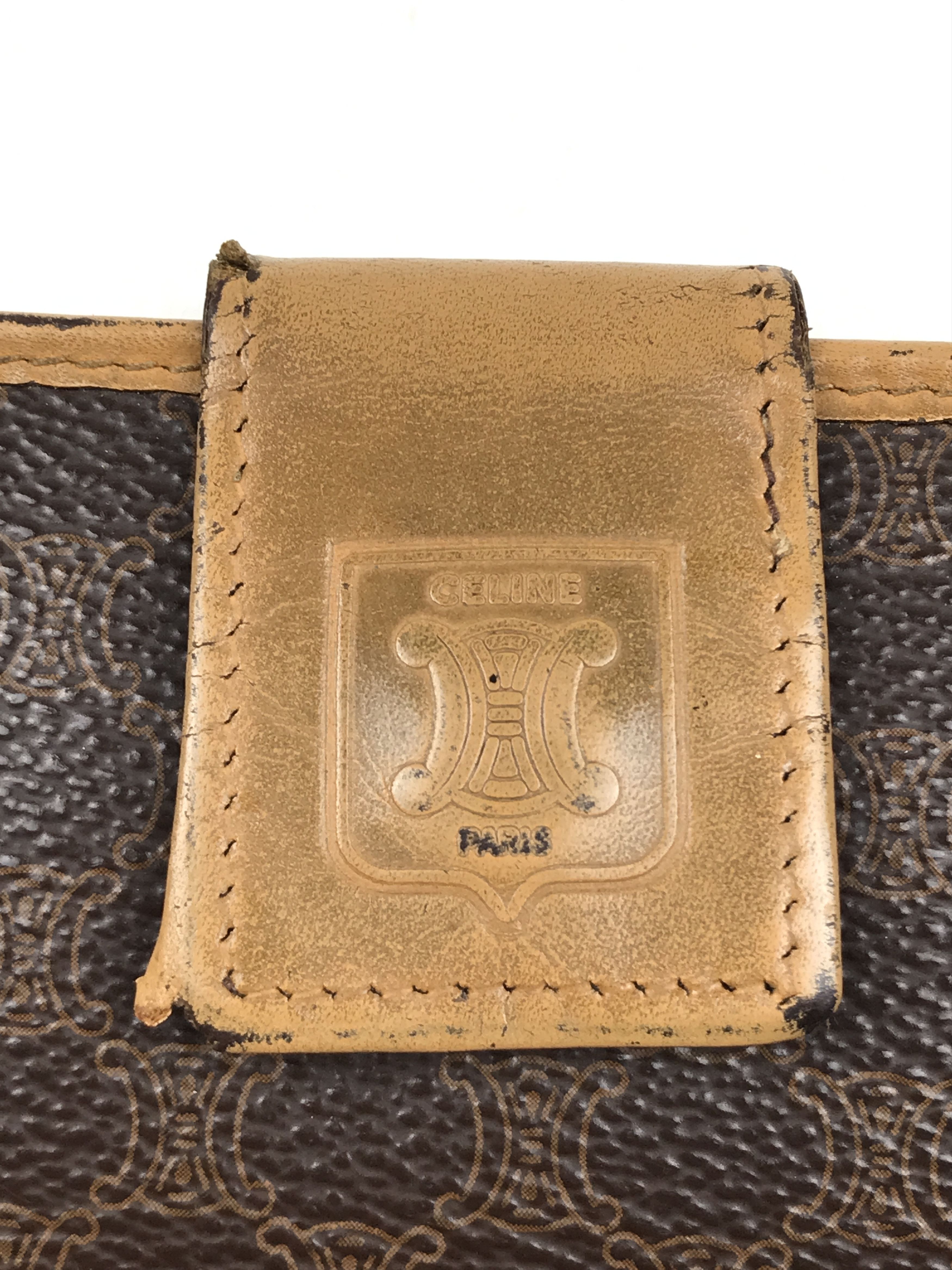 Celine Vintage Celine Macadam Long Wallet Size ONE SIZE - 6 Thumbnail