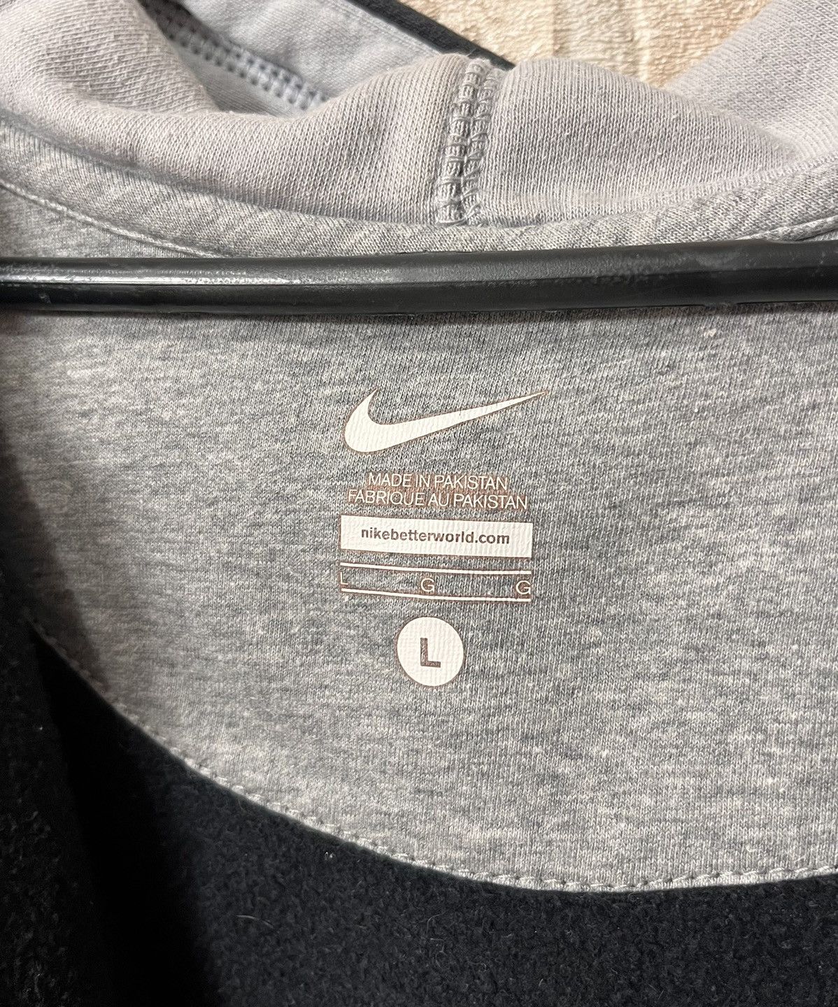 Nike × Vintage 🔥Vintage Drill Nike 72 Zip Up Hoodie Size US L / EU 52-54 / 3 - 9 Thumbnail