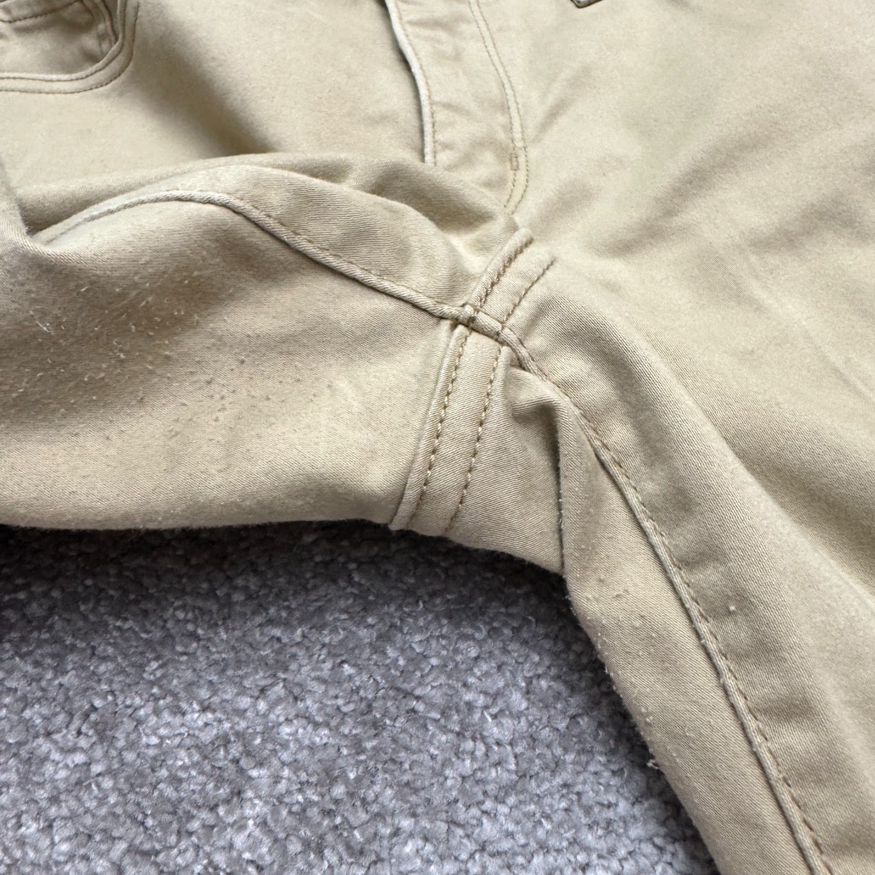 Levi's Levi's 311 Shaping Skinny Capri Pants Womens 31 Tan Khaki Mid Rise Stretch 32x22 Size 24" / US 00 / IT 34 - 5 Thumbnail