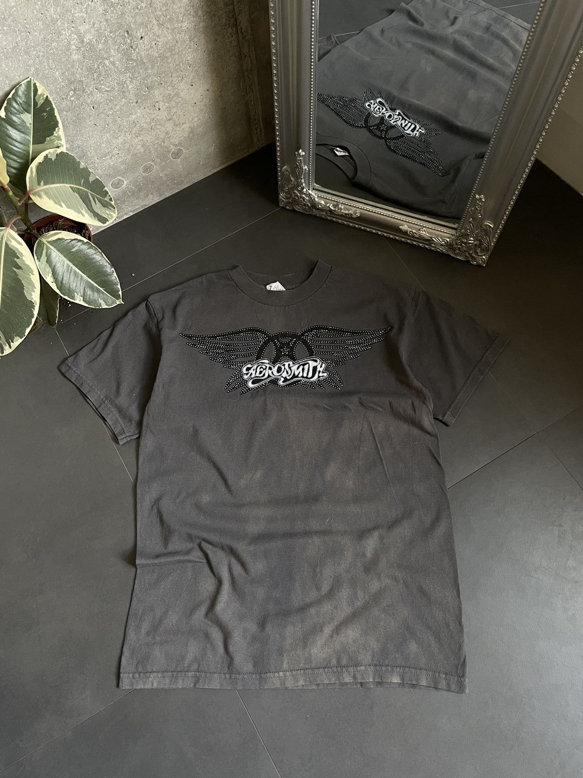 Aerosmith Vintage AEROSMITH 'Just Push Play' Faded Band T Shirt Y2K Size US M / EU 48-50 / 2 - 2 Thumbnail