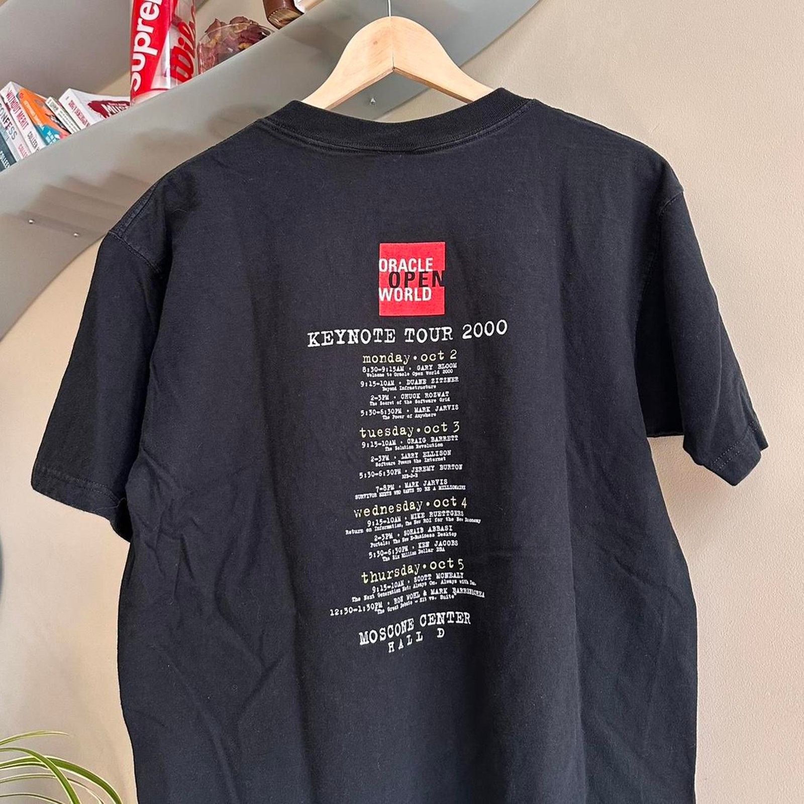 Fruit Of The Loom × Vintage Vintage Oracle Open World Shirt Size US L / EU 52-54 / 3 - 6 Thumbnail