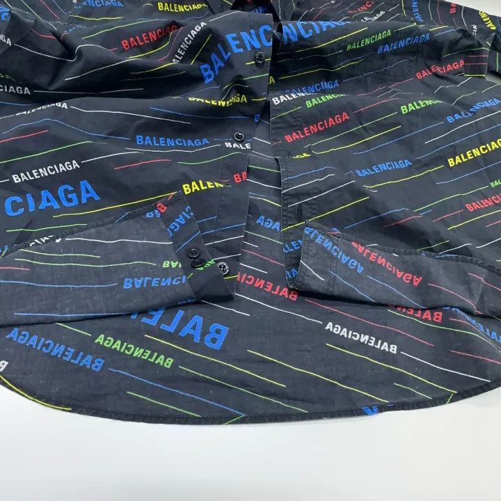 Balenciaga Balenciaga Balenciaga Colorful Letter Print Short Sleeve S Size US S / EU 44-46 / 1 - 9 Thumbnail