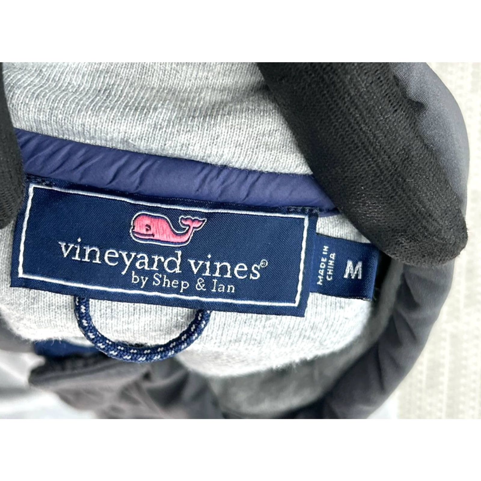 Vineyard Vines Vineyard Vines Sweater Mens M Gray Cotton Blend Knit Fleece Pullover Mock Neck Long Sleeve Logo Size US M / EU 48-50 / 2 - 3 Thumbnail