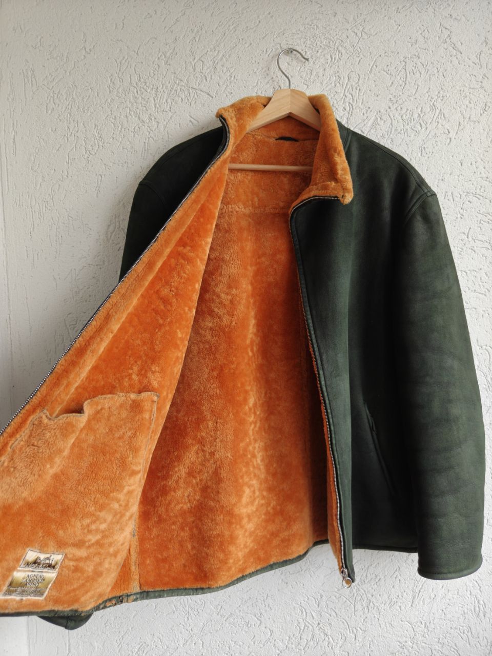Hermes Hermes Paris Shearling Leather Fur Asymmetrical Zip Jacket Size US L / EU 52-54 / 3 - 7 Thumbnail
