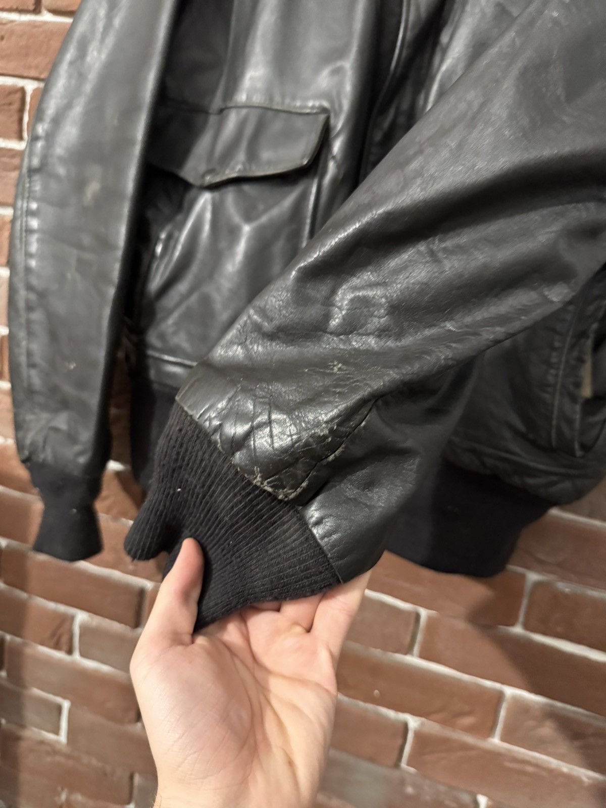 Leather Vintage High Quality Casual Leather Jacket Rare Rock Roll Size US XL / EU 56 / 4 - 13 Thumbnail