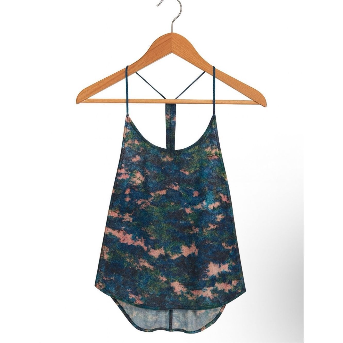 H&M H&M Women’s Racerback Tank Top Size 2 – Abstract Galaxy Prin Size XS / US 0-2 / IT 36-38 - 2 Thumbnail