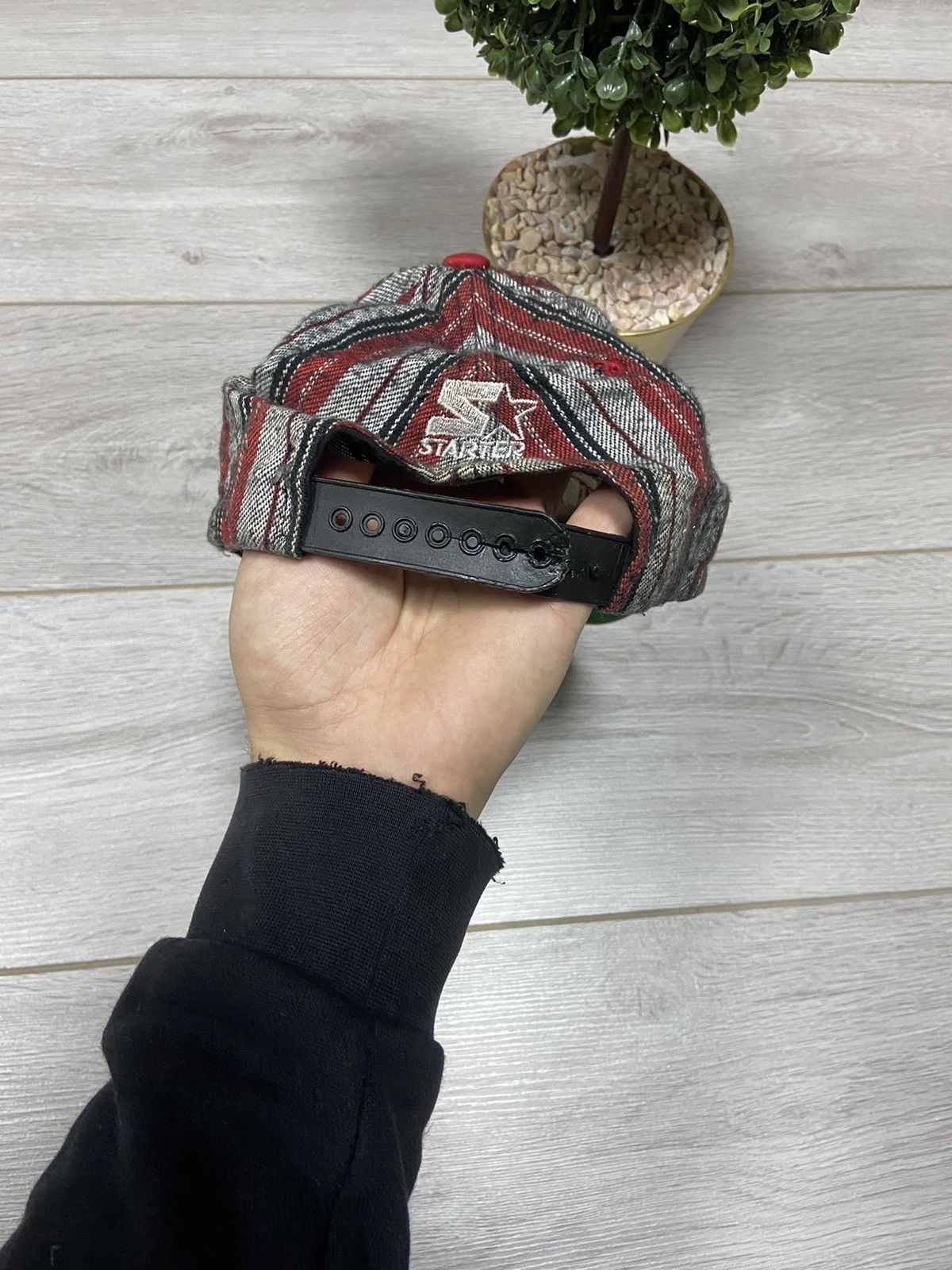 NBA Chicago Bulls KOREA Starter vintage cap SnapBack striped Size ONE SIZE - 6 Thumbnail