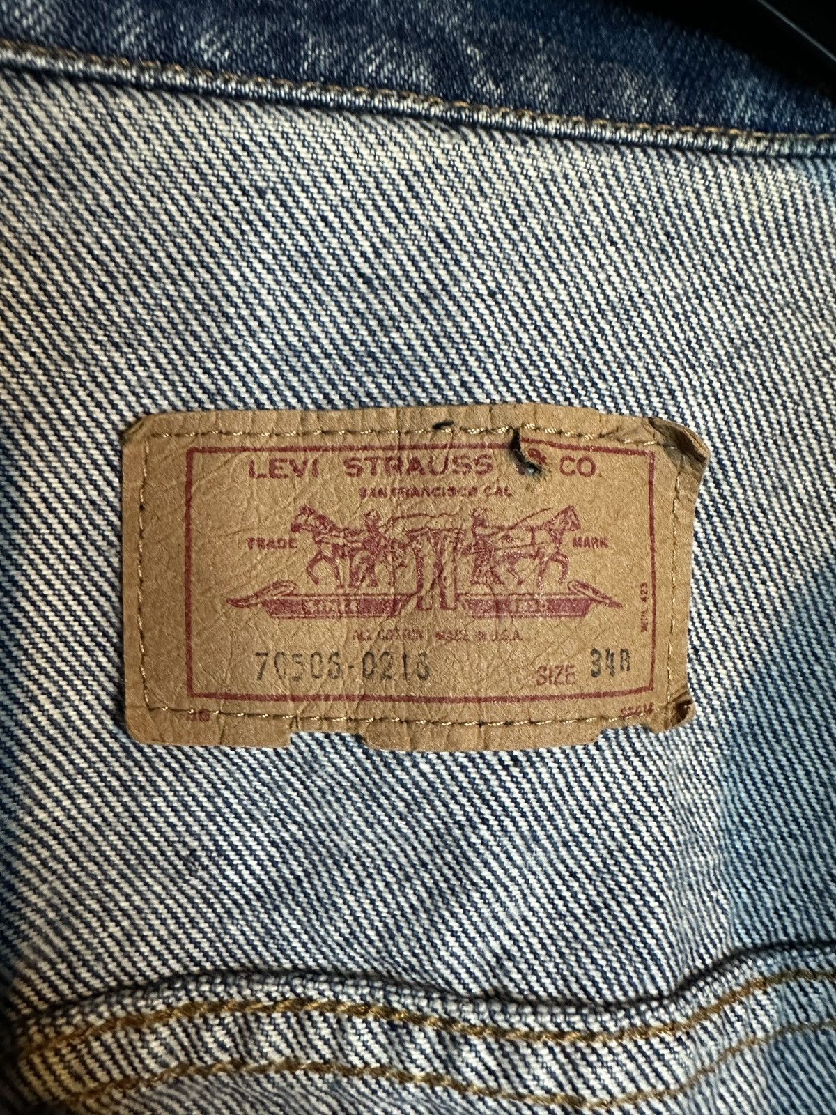 Levi's Vintage Clothing Vintage 1986 Levi’s Denim Trucker Jacket Size US S / EU 44-46 / 1 - 2 Thumbnail