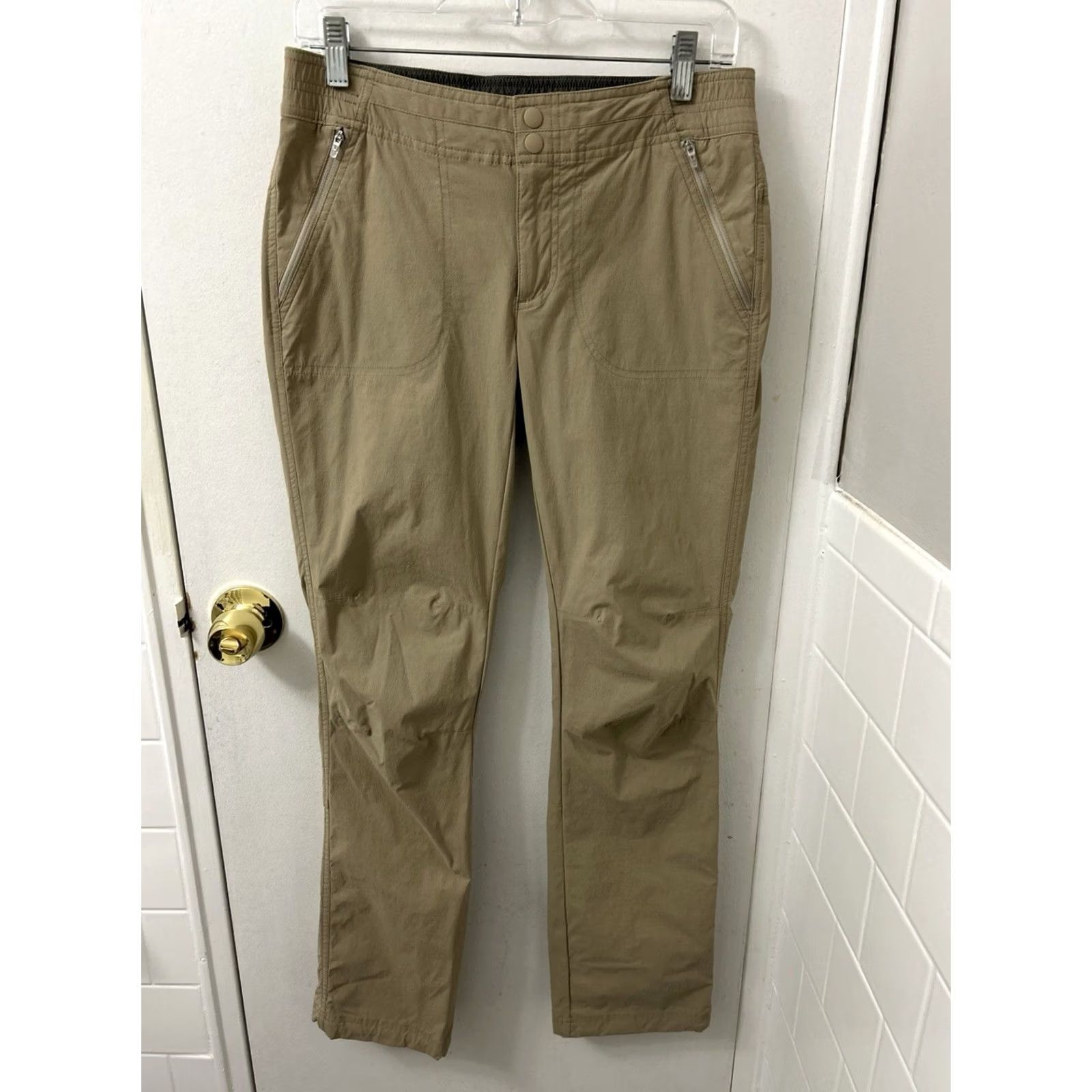 Orvis Orvis Pants Womens 4 30x31 Tan Insect Shield UPF 50 Hiking Khaki Nylon Spandex Pockets Straight Leg Size 27" / US 4 / IT 40 - 2 Thumbnail