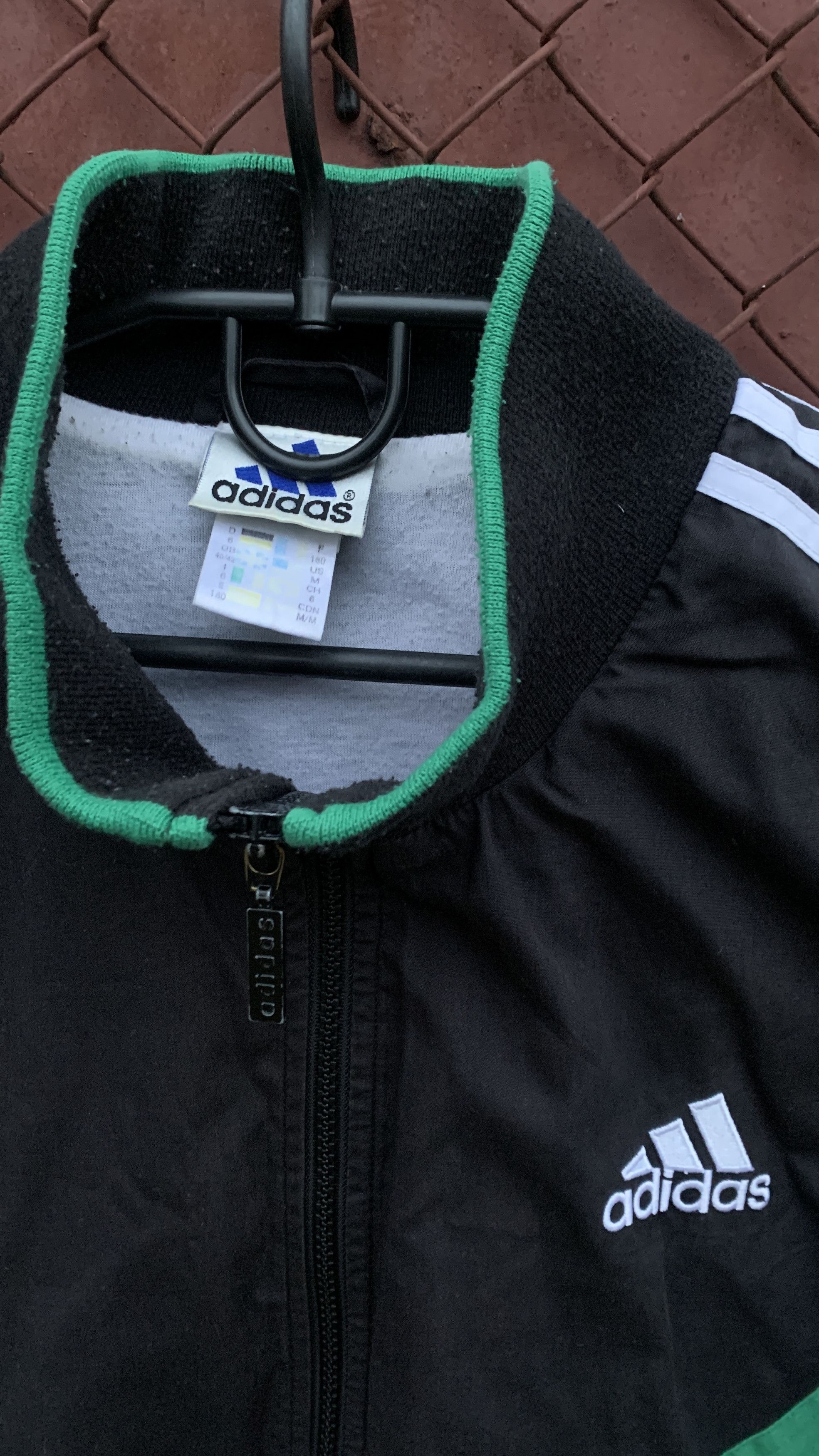 Adidas × Vintage Vintage Adidas 90s track windbreak bomber jacket Size US M / EU 48-50 / 2 - 6 Thumbnail