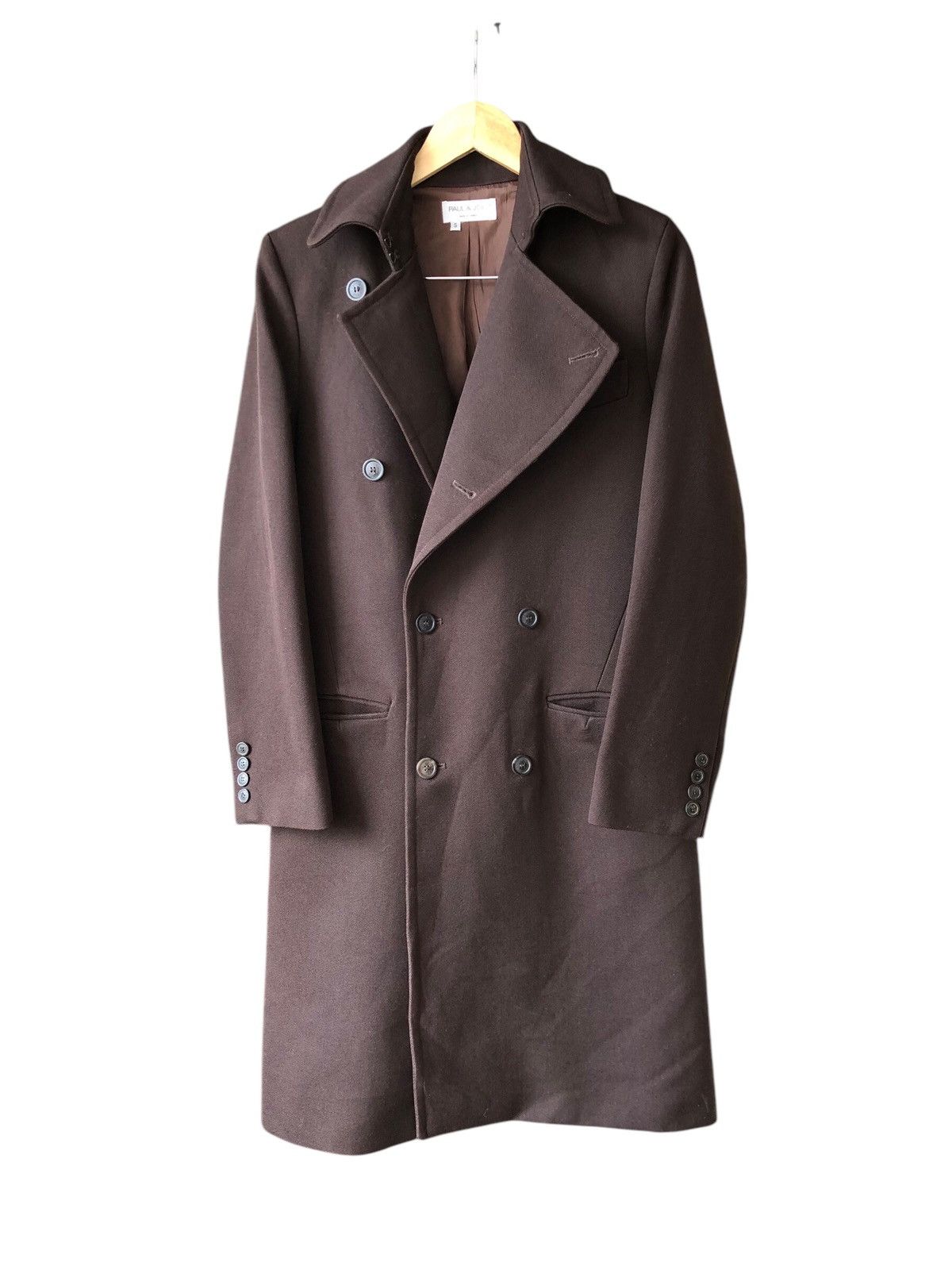 Vintage Luxury❗️France Taylor Paul & Joe Heavy Long Coat Size US S / EU 44-46 / 1 - 1 Thumbnail