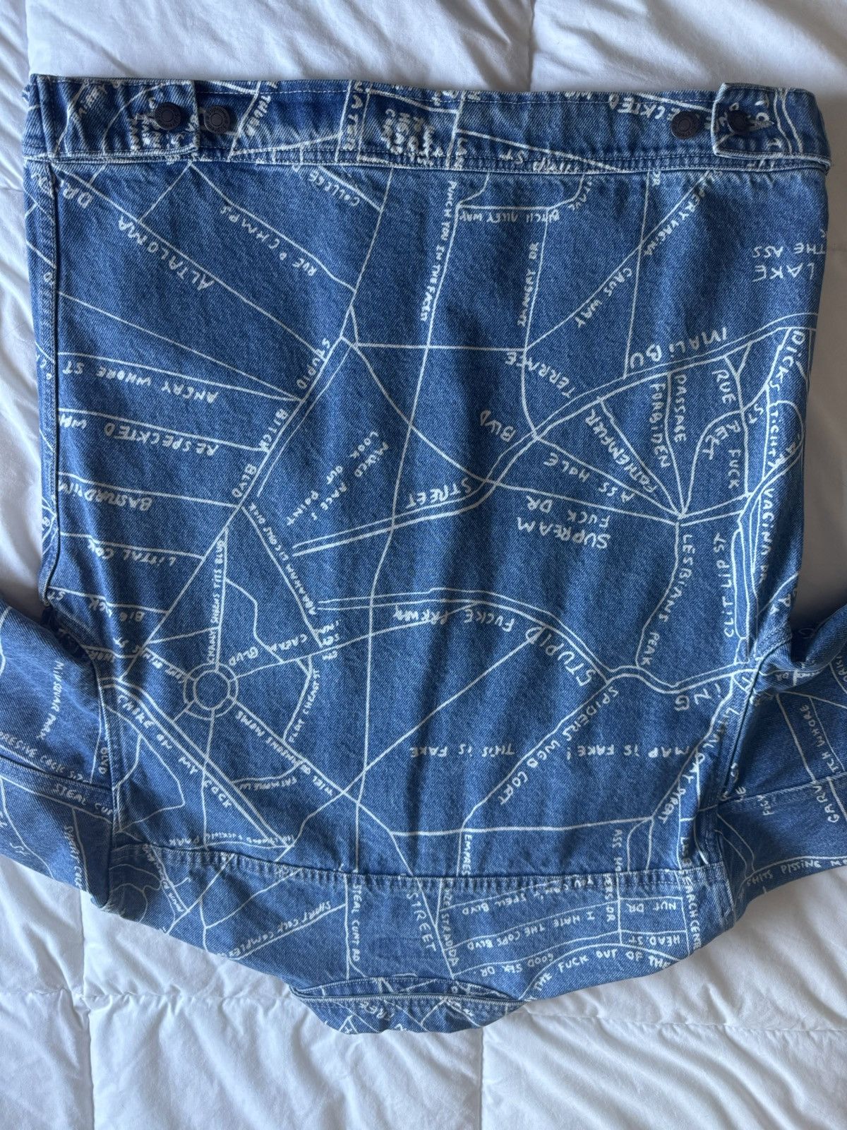 Supreme Supreme Gonz Map Denim Work Jacket Size US M / EU 48-50 / 2 - 2 Thumbnail