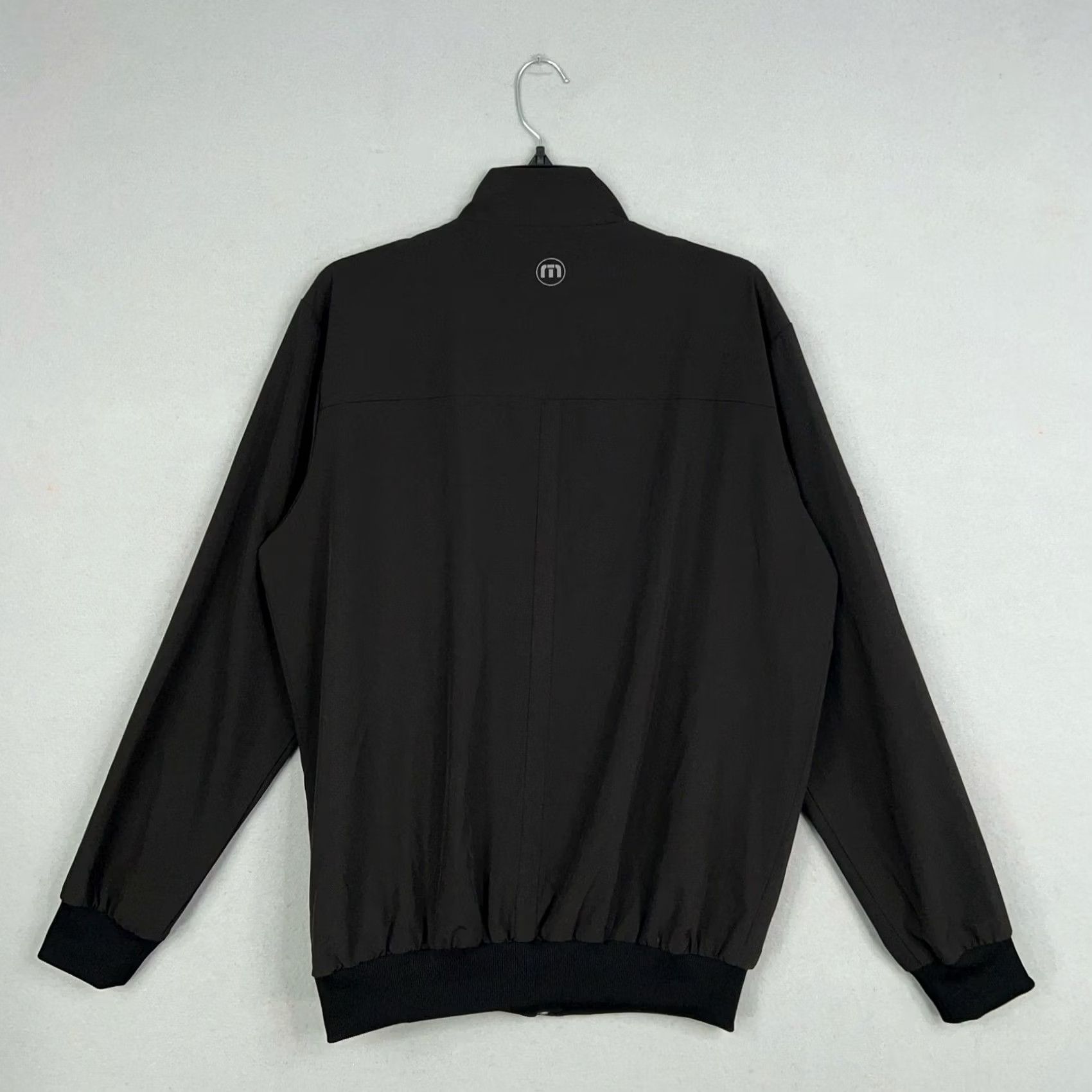 TravisMathew Travis Mathew Jacket Mens M Black Full Zip Windbreaker Golf Minimal Active Size US M / EU 48-50 / 2 - 5 Thumbnail