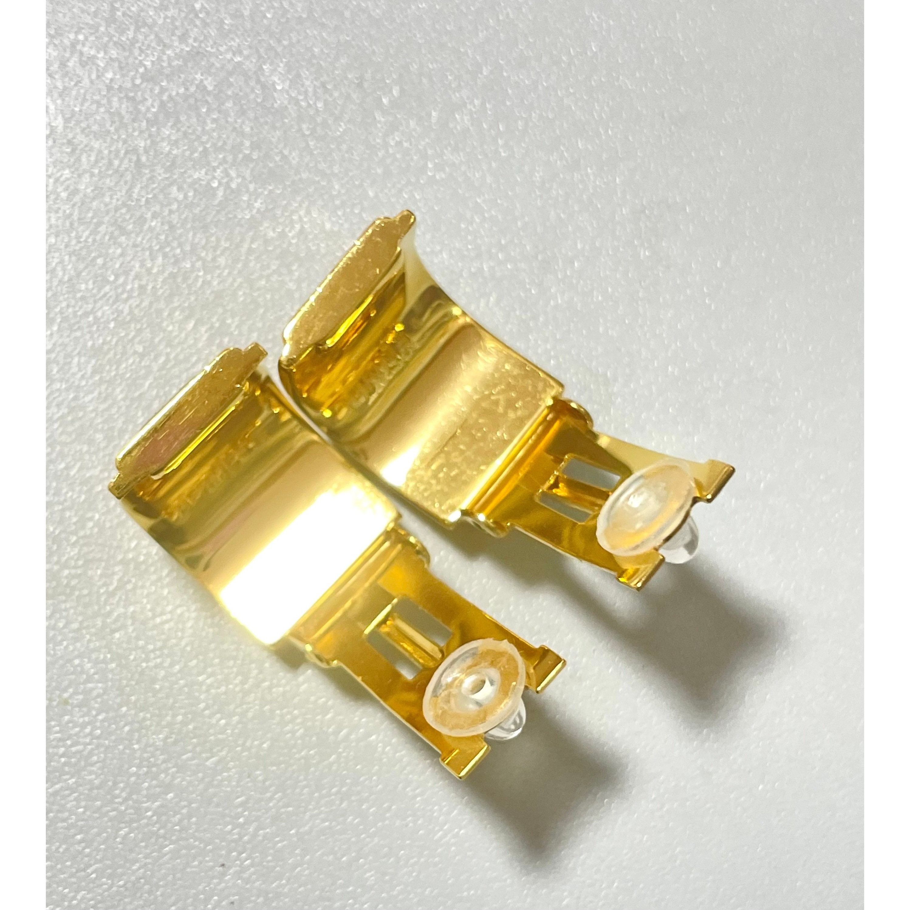 Hermes Vintage Hermes cloisonne golden earrings with green and red. Size ONE SIZE - 8 Thumbnail