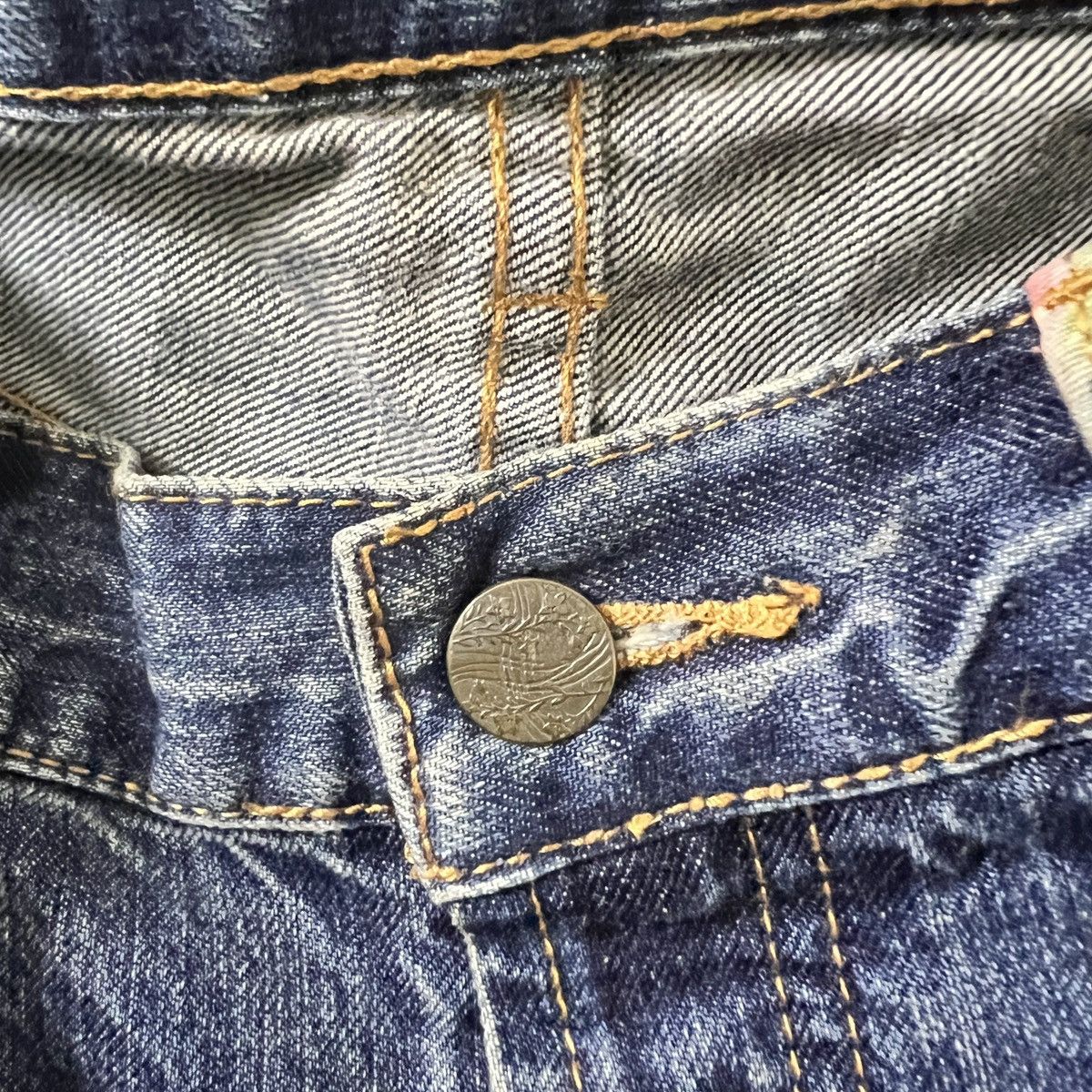 Japanese Brand VTG TAKEO KIKUCHI PATCHWORK JEAN Size US 36 / EU 52 - 5 Thumbnail